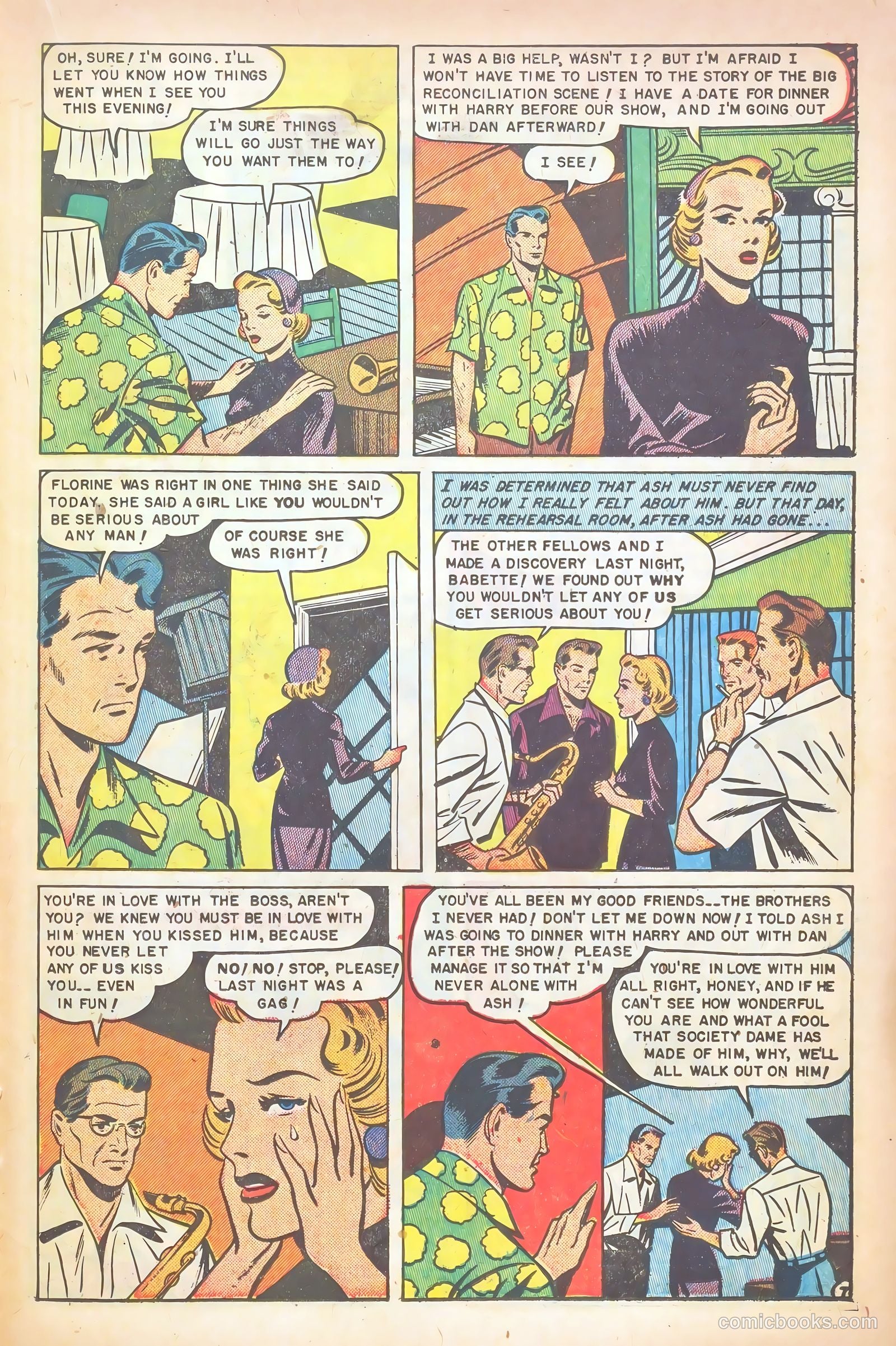 Glamorous Romances #58 (1952) — page 23 of 37
