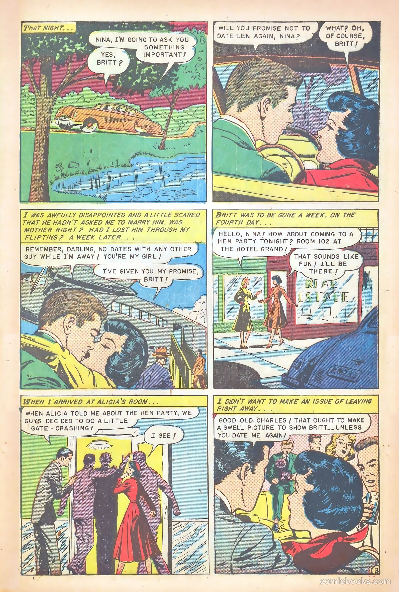 Glamorous Romances #58 (1952) — page 29 of 37