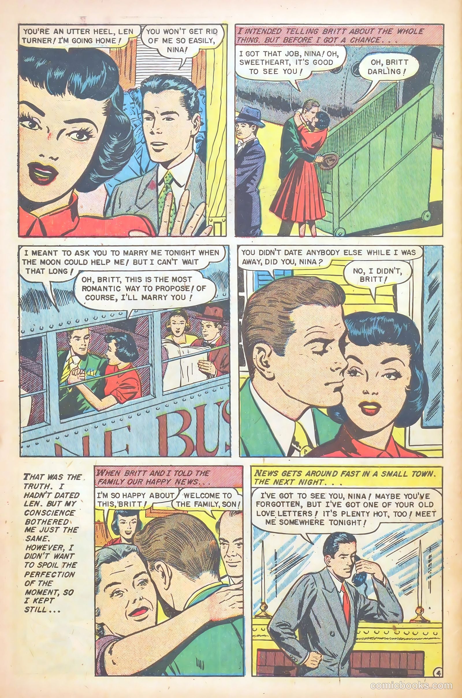 Glamorous Romances #58 (1952) — page 30 of 37