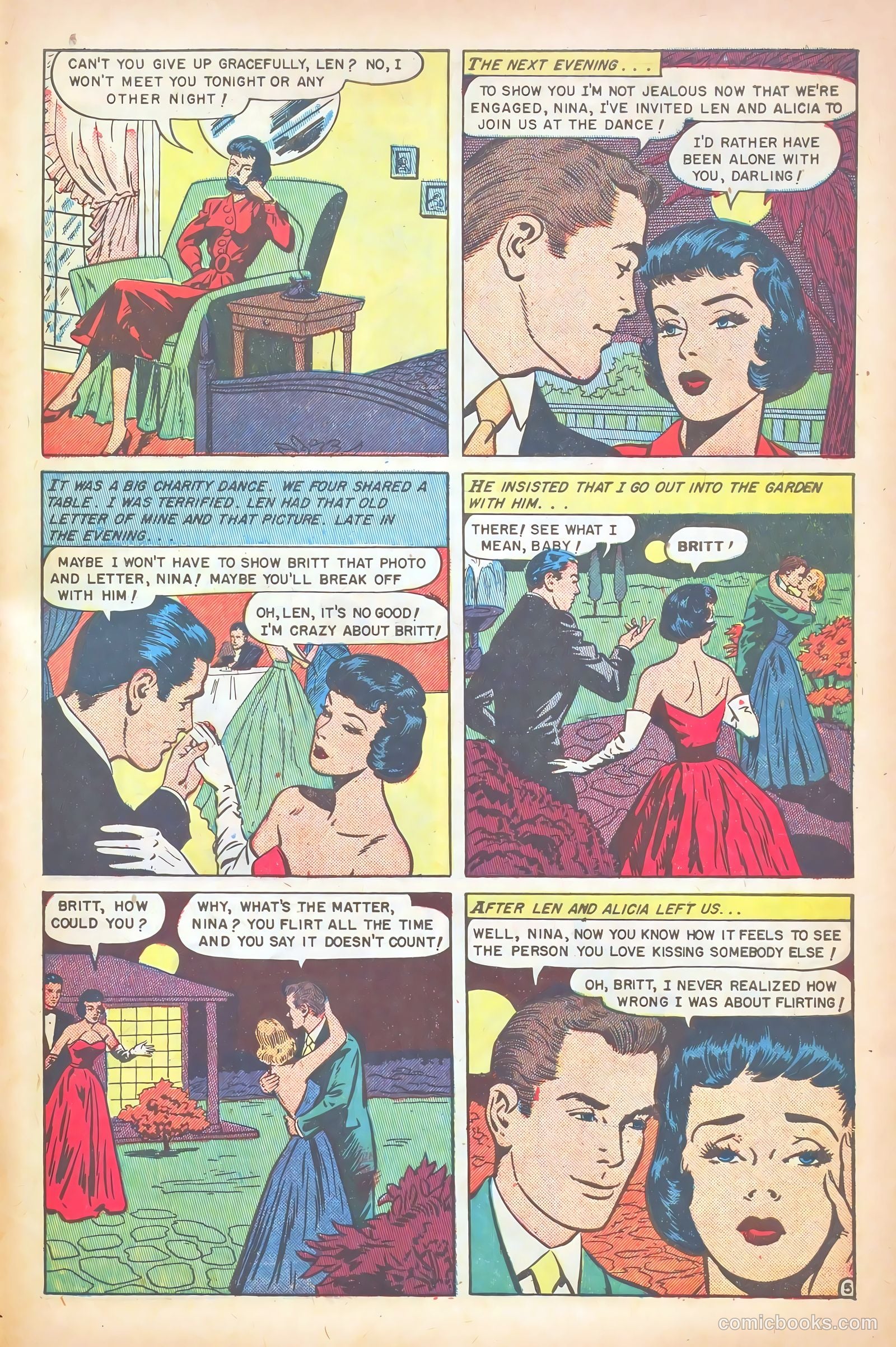 Glamorous Romances #58 (1952) — page 31 of 37