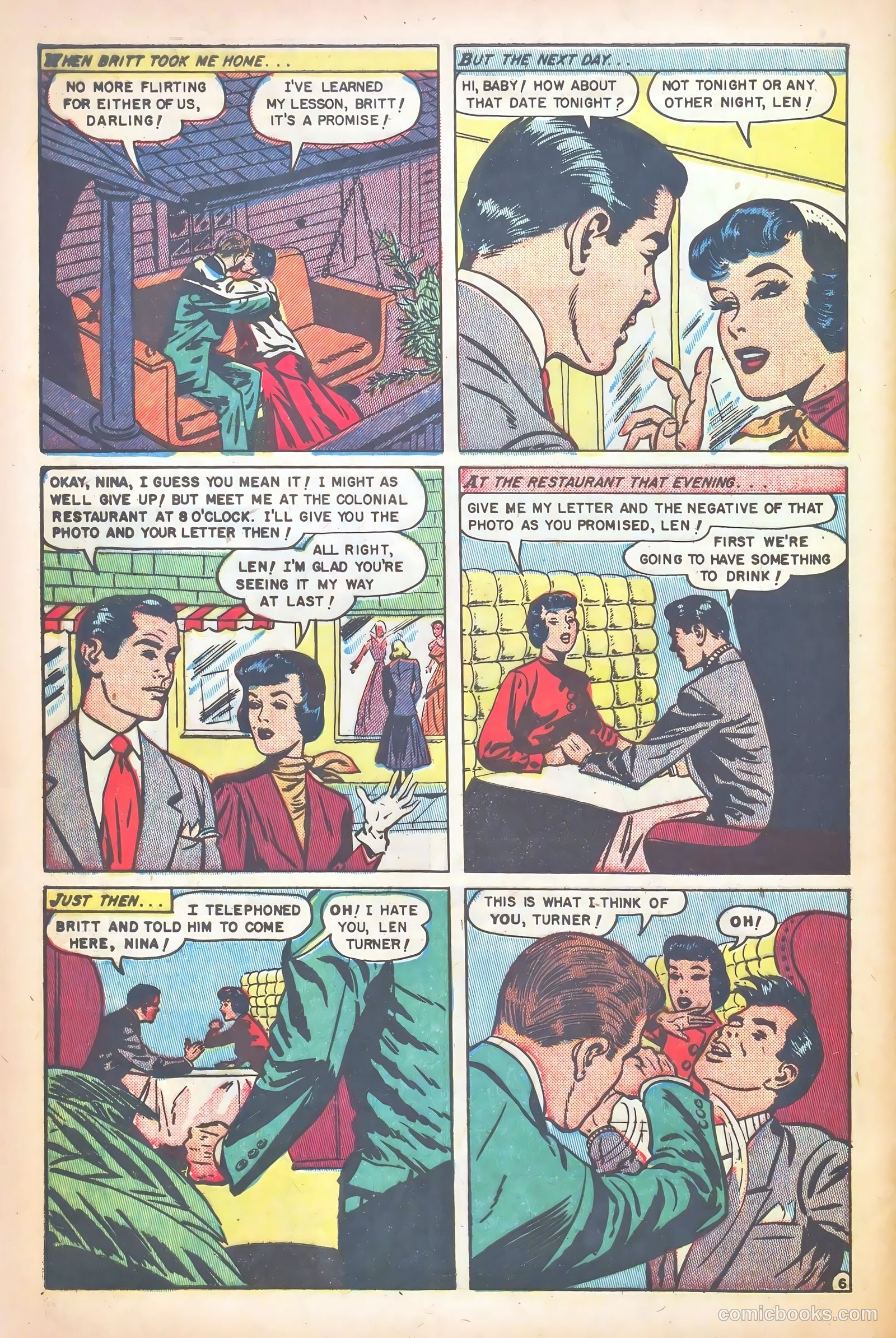 Glamorous Romances #58 (1952) — page 32 of 37