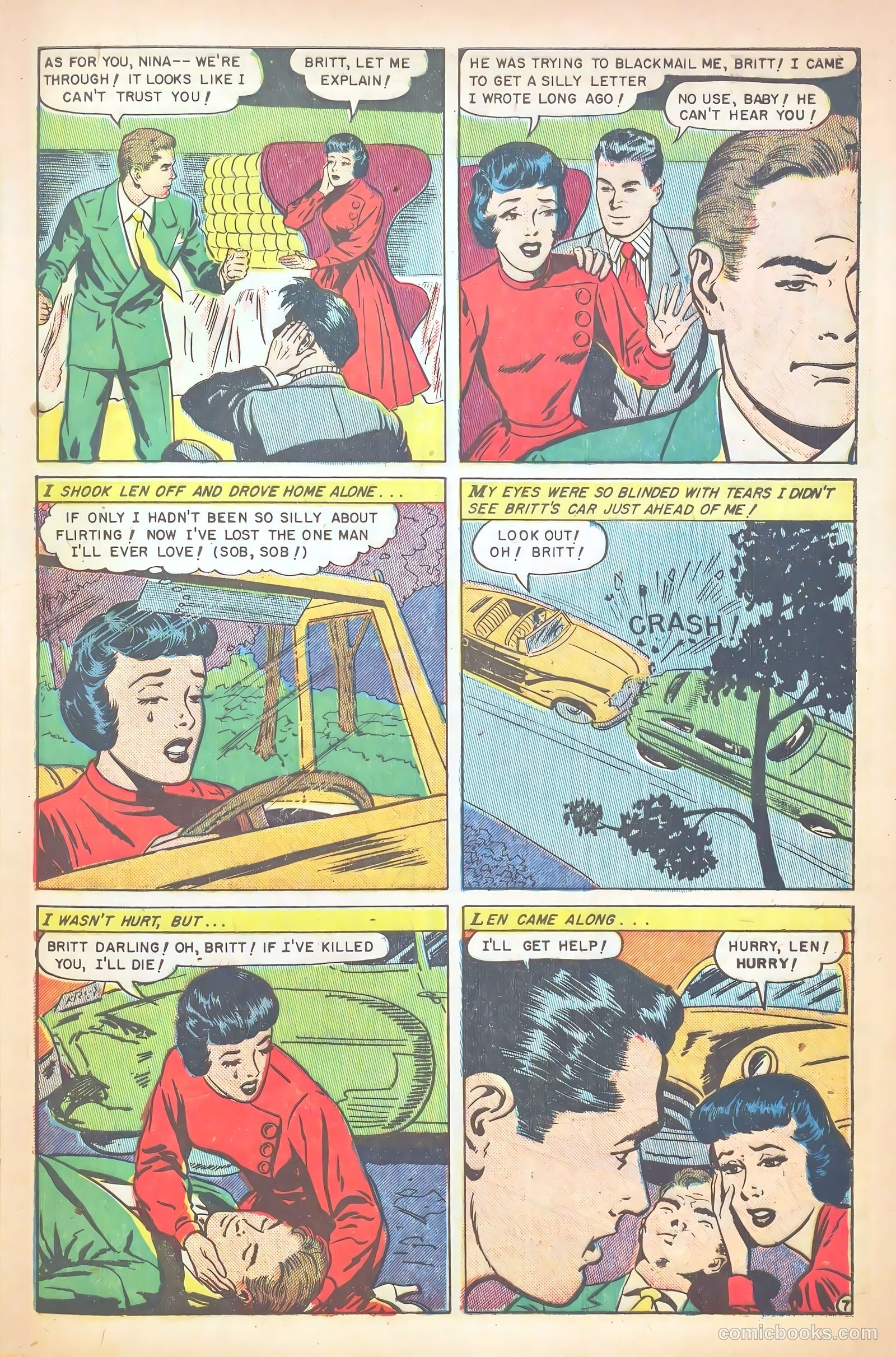 Glamorous Romances #58 (1952) — page 33 of 37