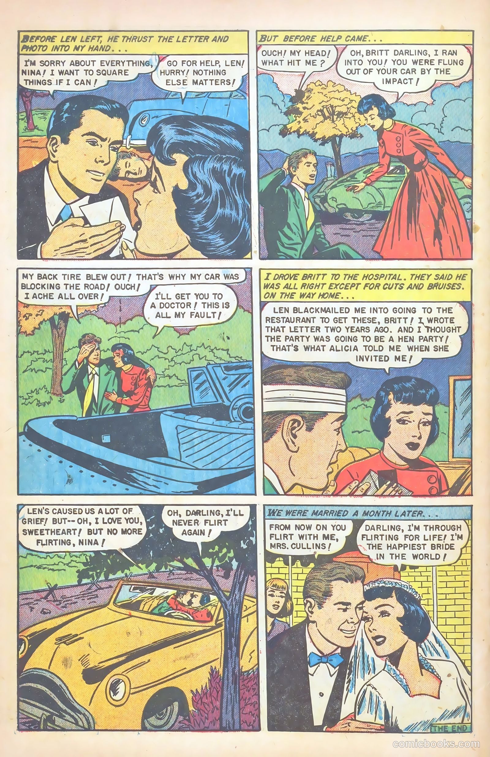 Glamorous Romances #58 (1952) — page 34 of 37