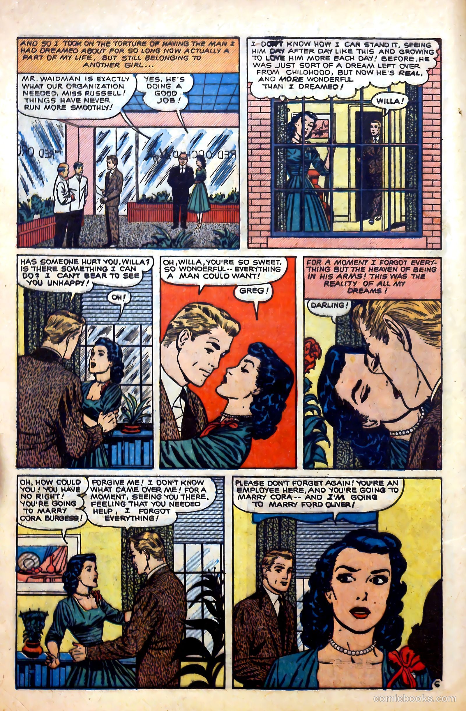 Glamorous Romances #59 (1952) — page 8 of 37