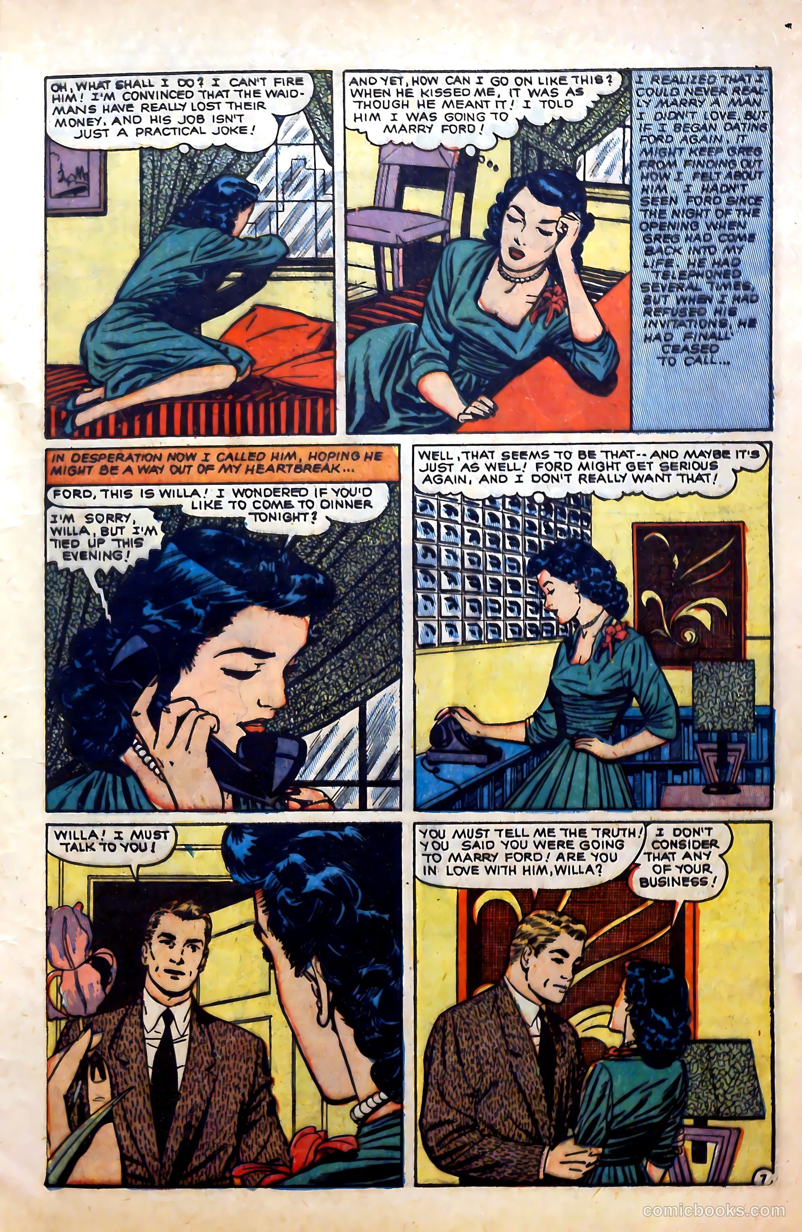 Glamorous Romances #59 (1952) — page 9 of 37