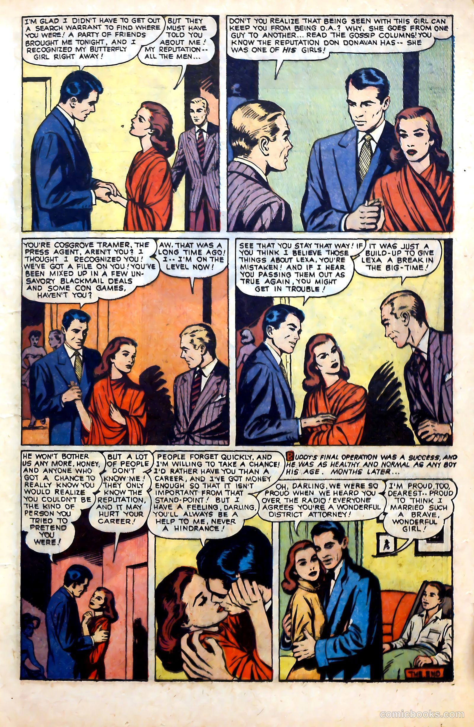 Glamorous Romances #59 (1952) — page 17 of 37