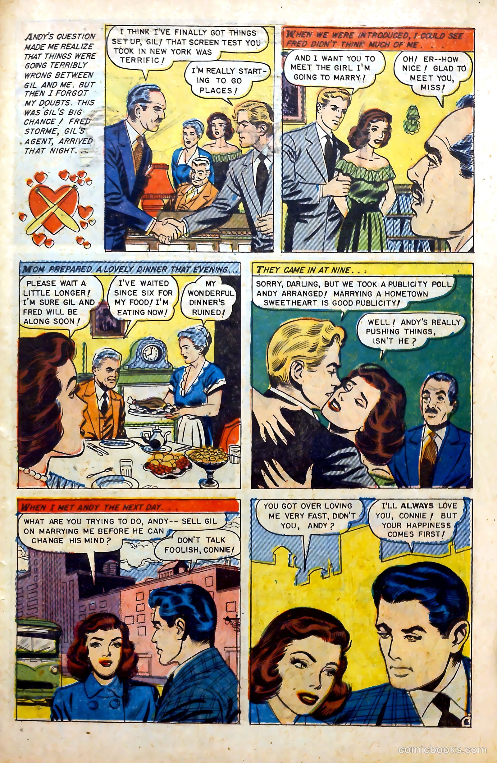 Glamorous Romances #59 (1952) — page 23 of 37