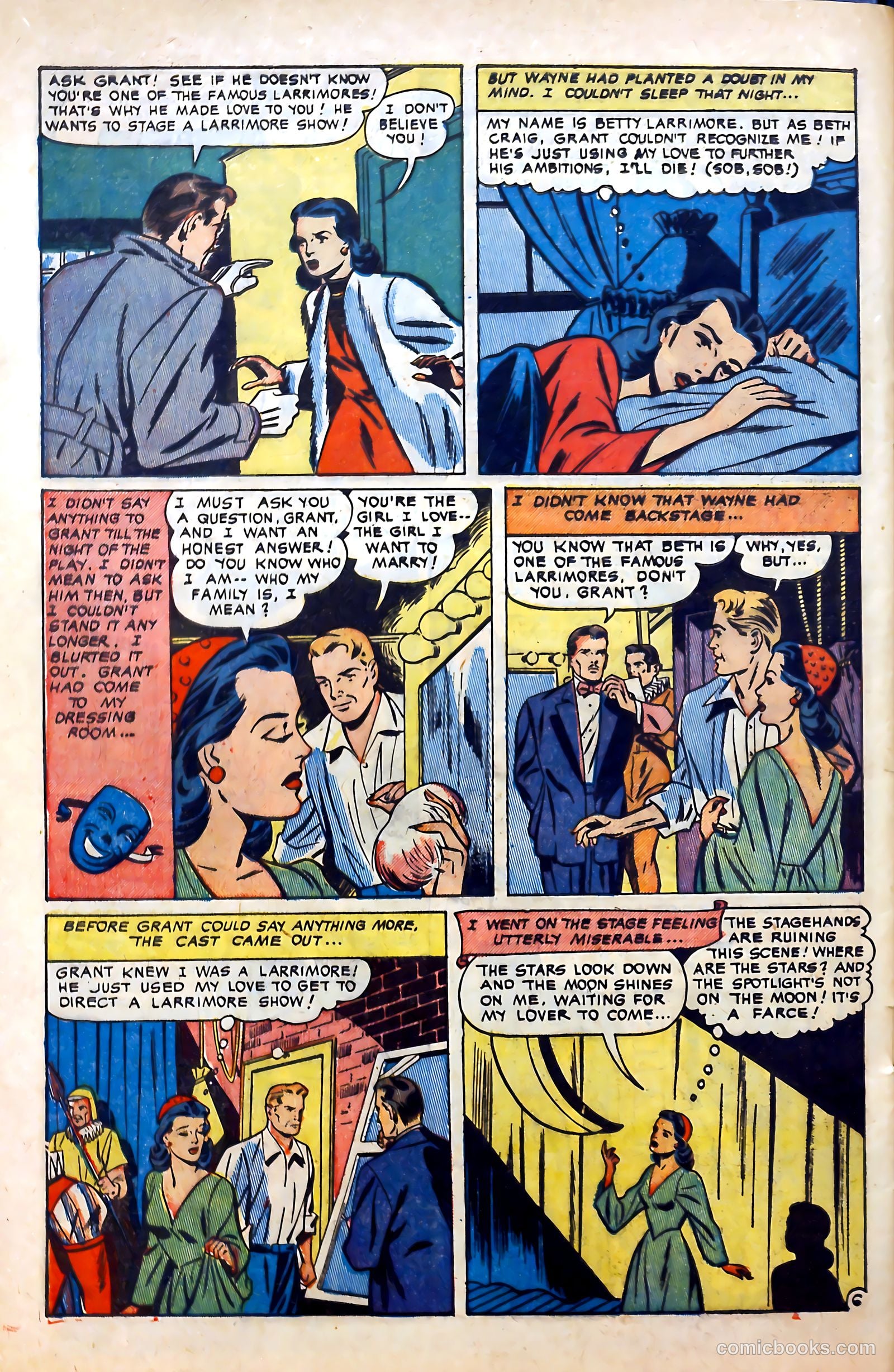 Glamorous Romances #59 (1952) — page 32 of 37
