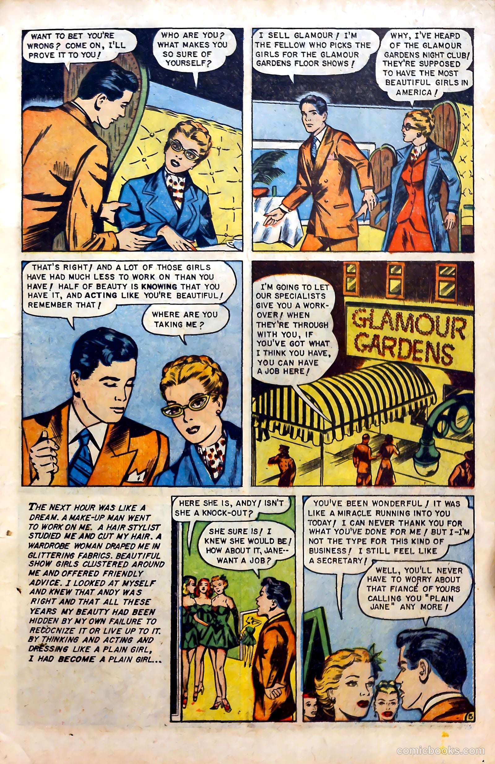 Glamorous Romances #60 (1952) — page 15 of 36