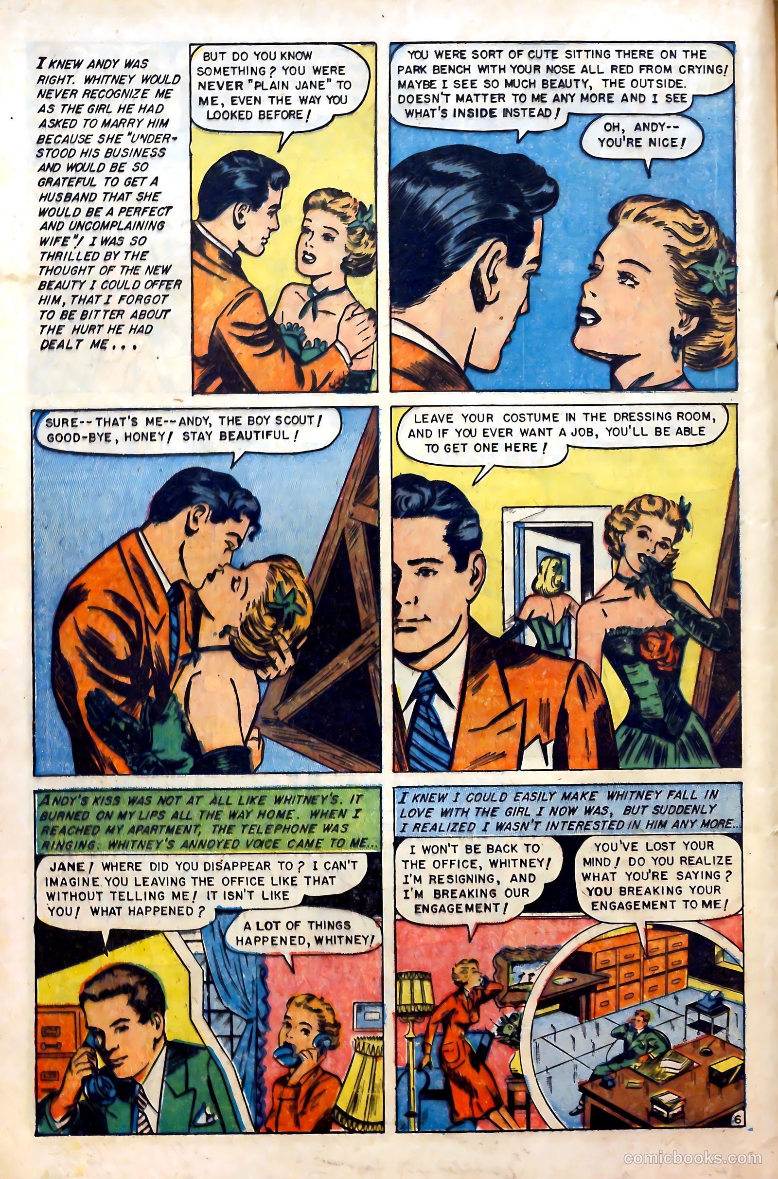 Glamorous Romances #60 (1952) — page 16 of 36