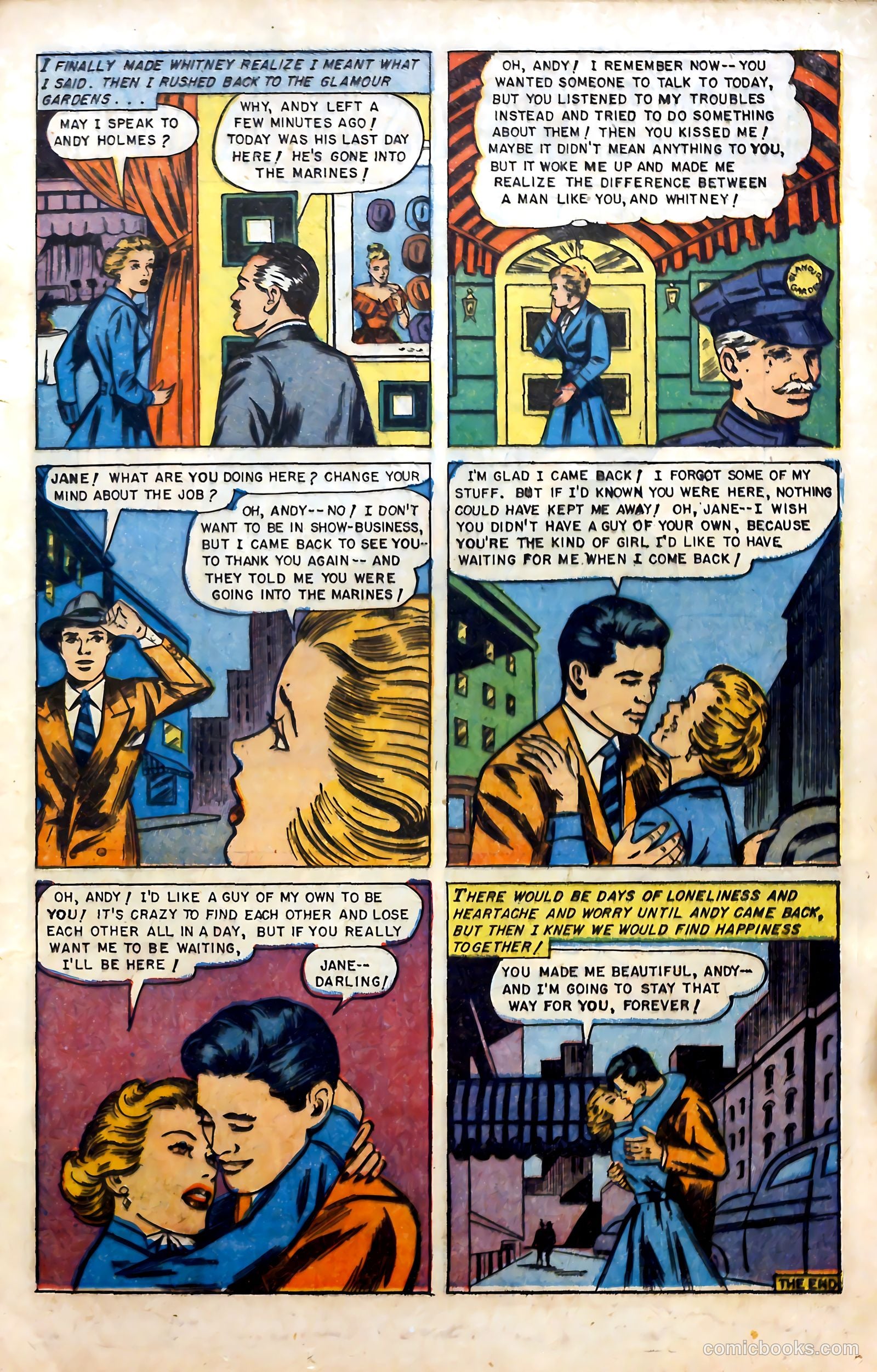 Glamorous Romances #60 (1952) — page 17 of 36