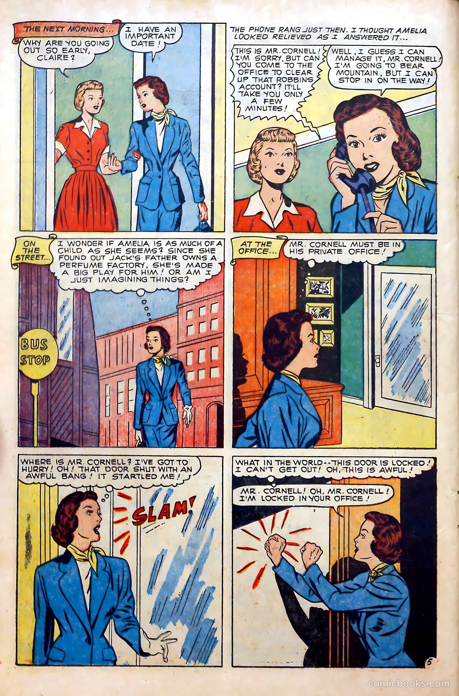 Glamorous Romances #60 (1952) — page 22 of 36