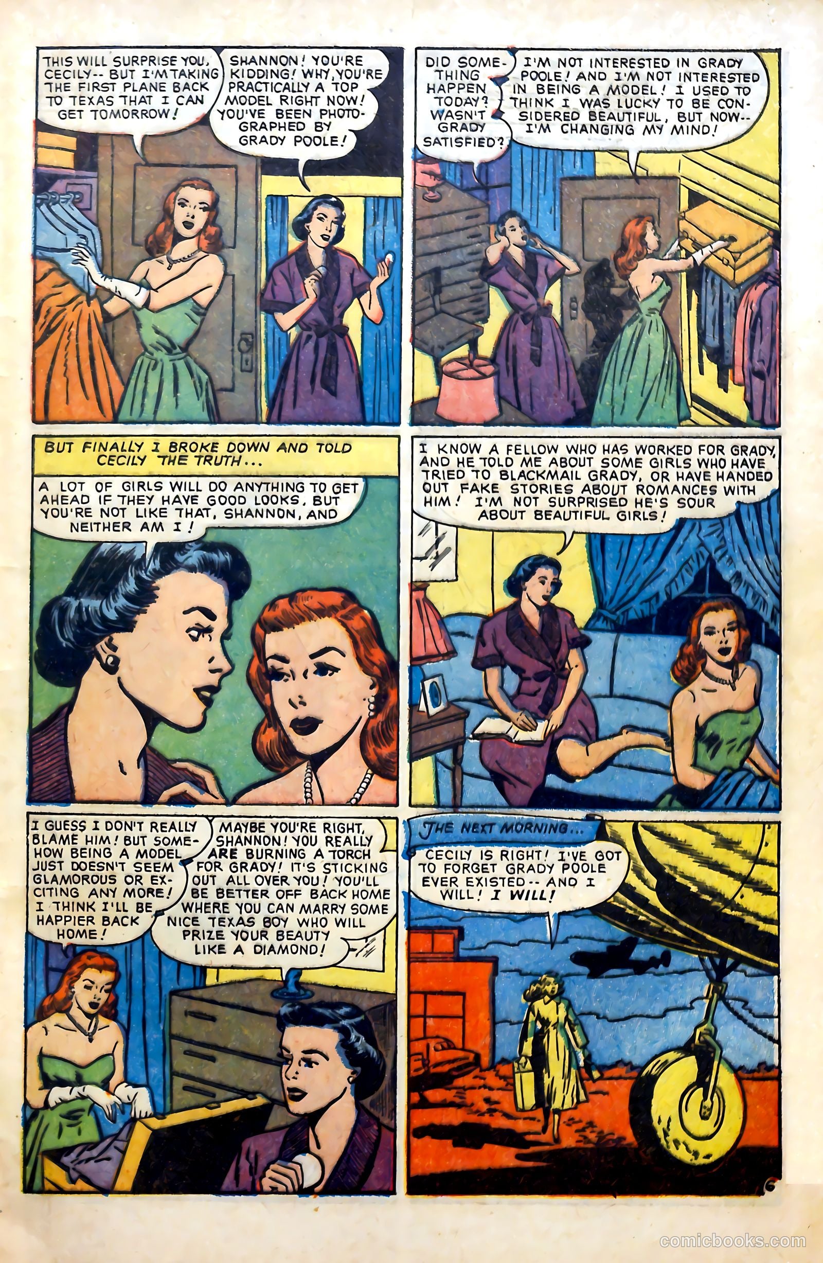 Glamorous Romances #60 (1952) — page 33 of 36