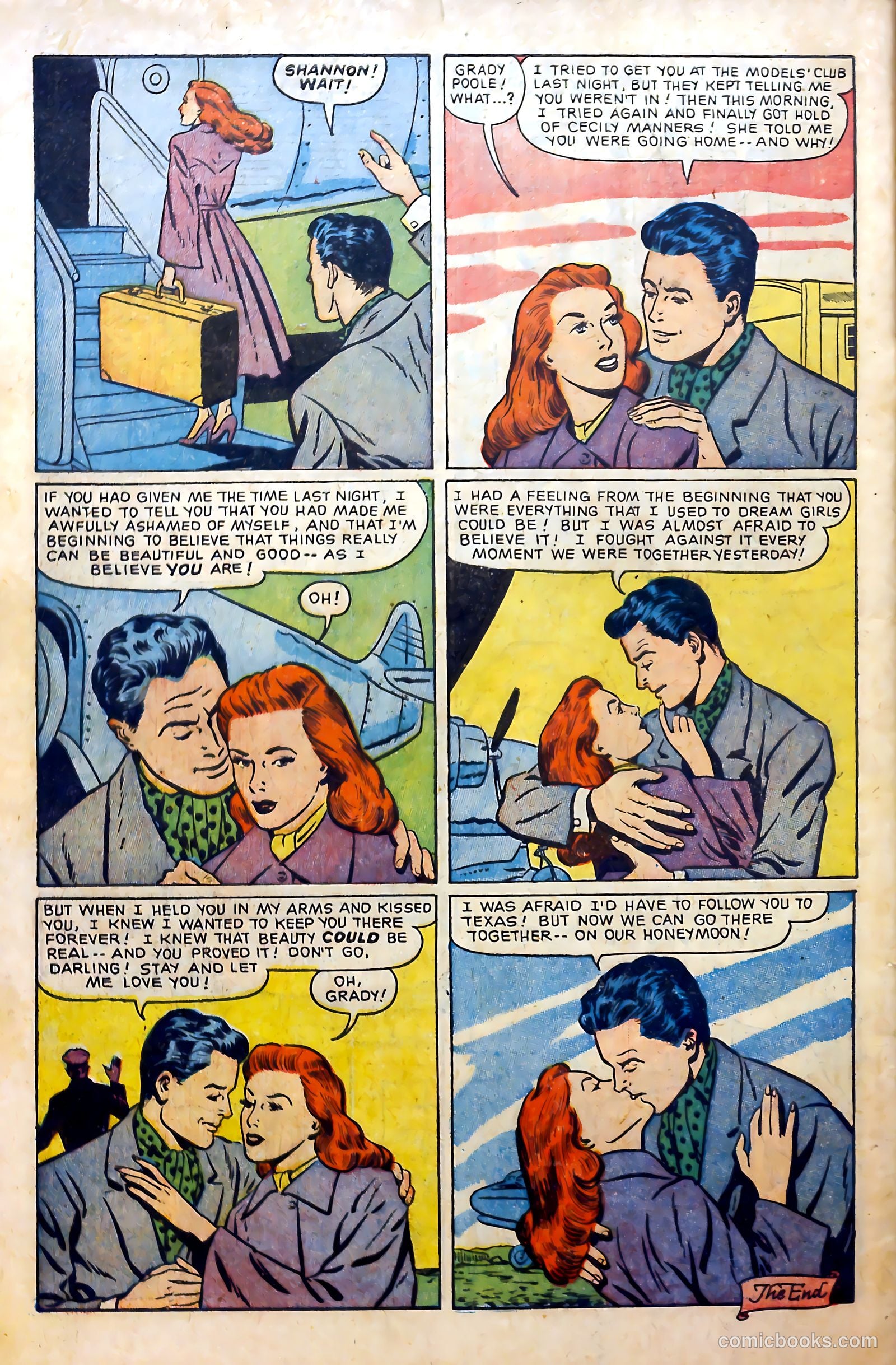 Glamorous Romances #60 (1952) — page 34 of 36