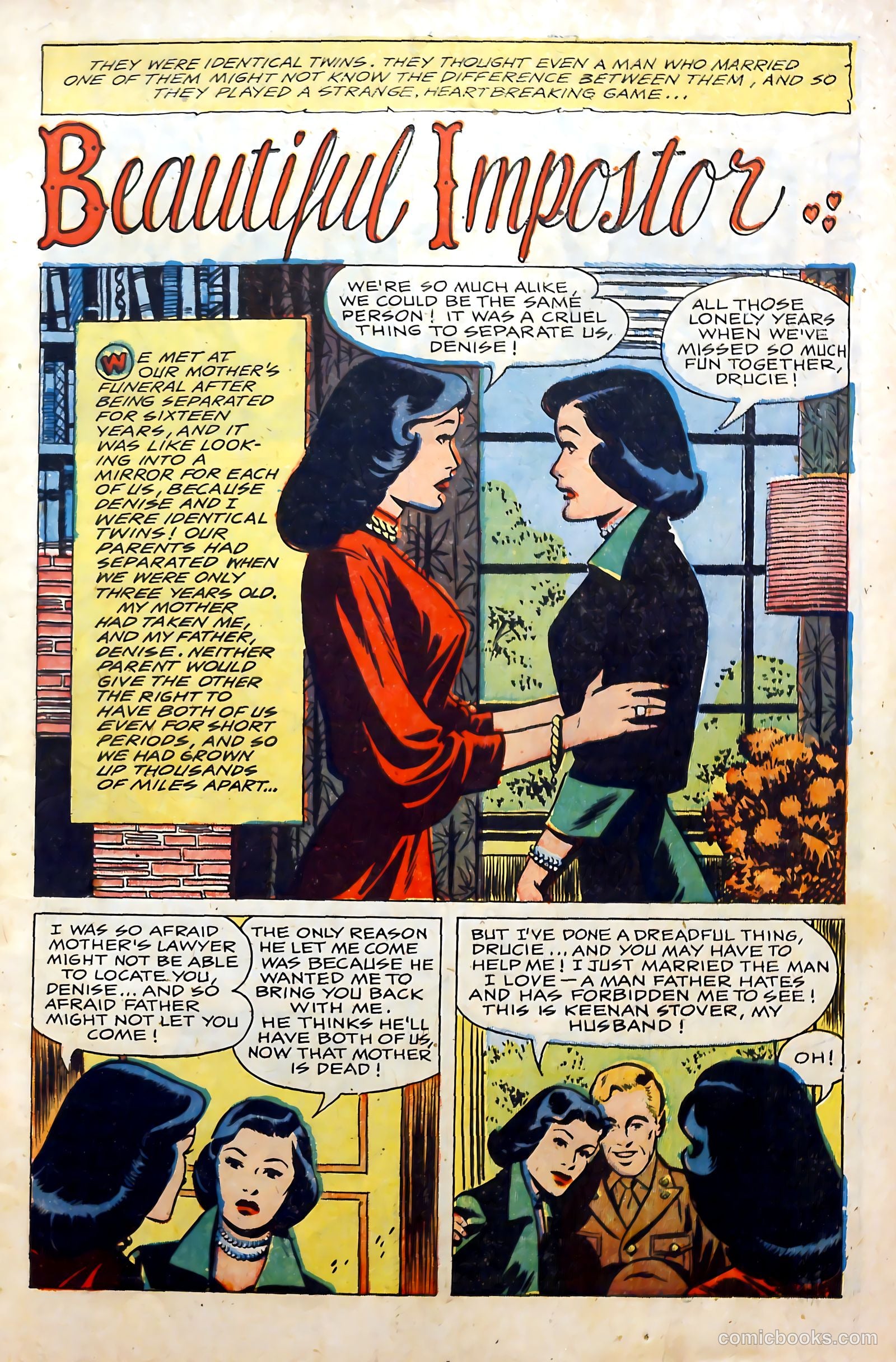 Glamorous Romances #61 (1952) — page 3 of 36