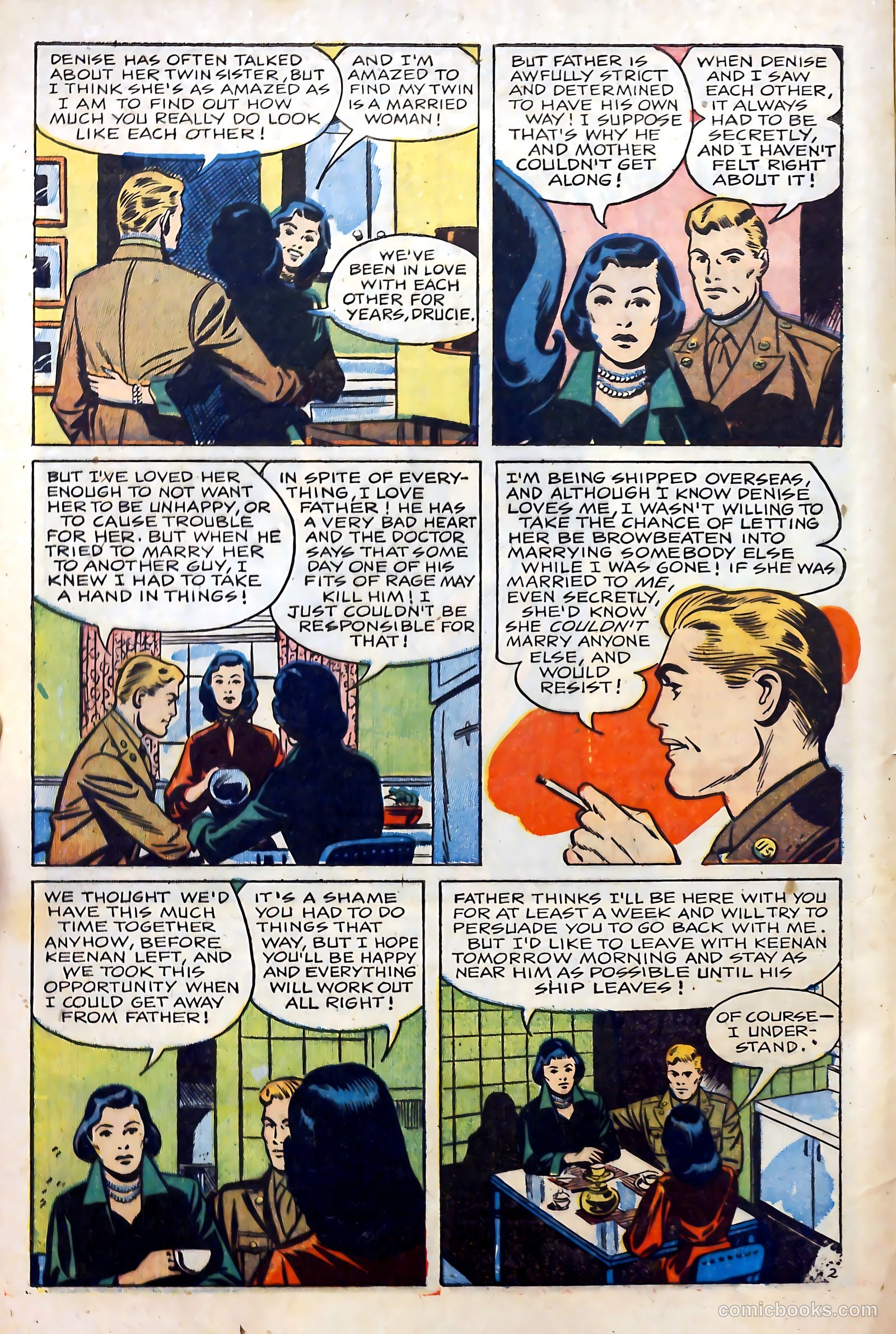 Glamorous Romances #61 (1952) — page 4 of 36