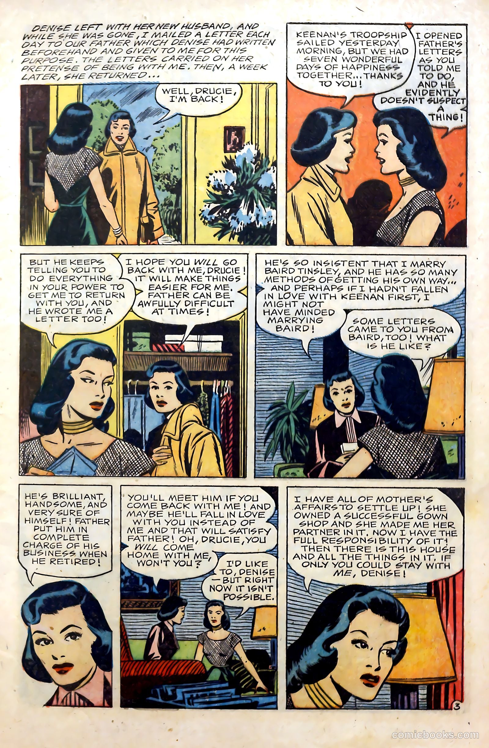Glamorous Romances #61 (1952) — page 5 of 36