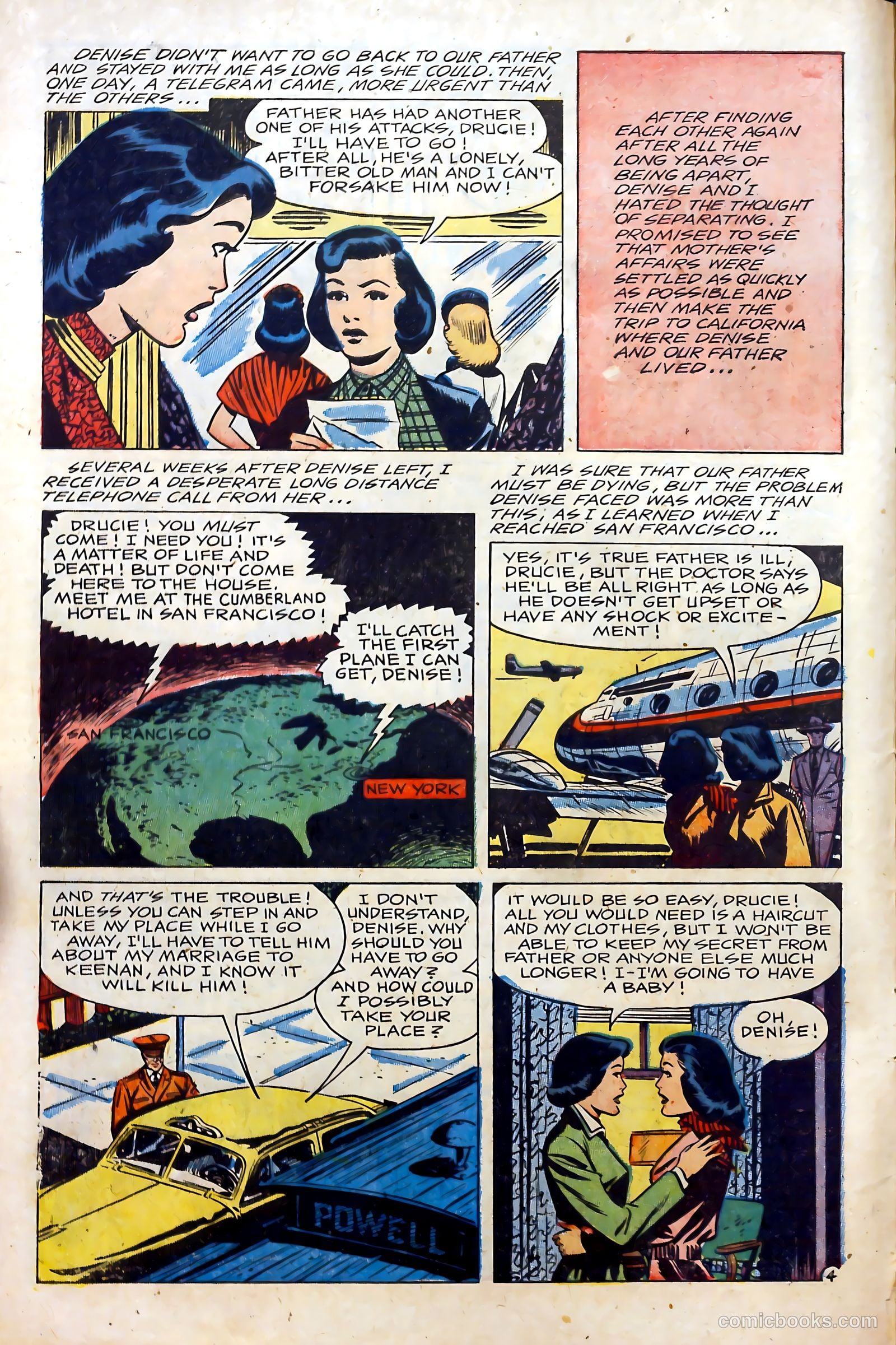 Glamorous Romances #61 (1952) — page 6 of 36