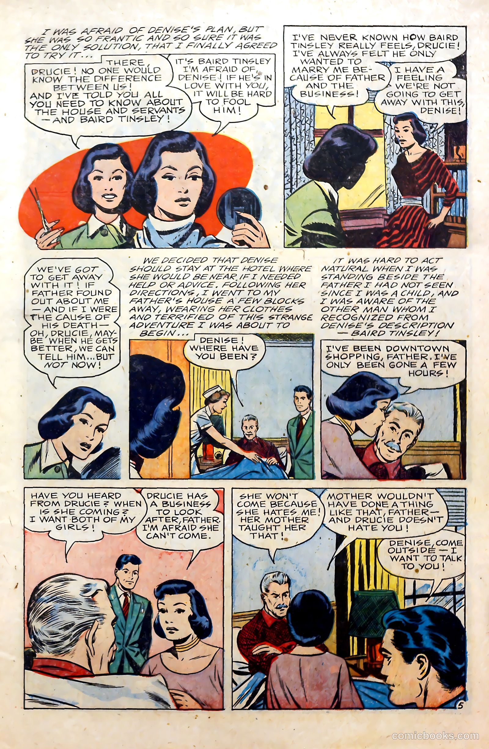 Glamorous Romances #61 (1952) — page 7 of 36