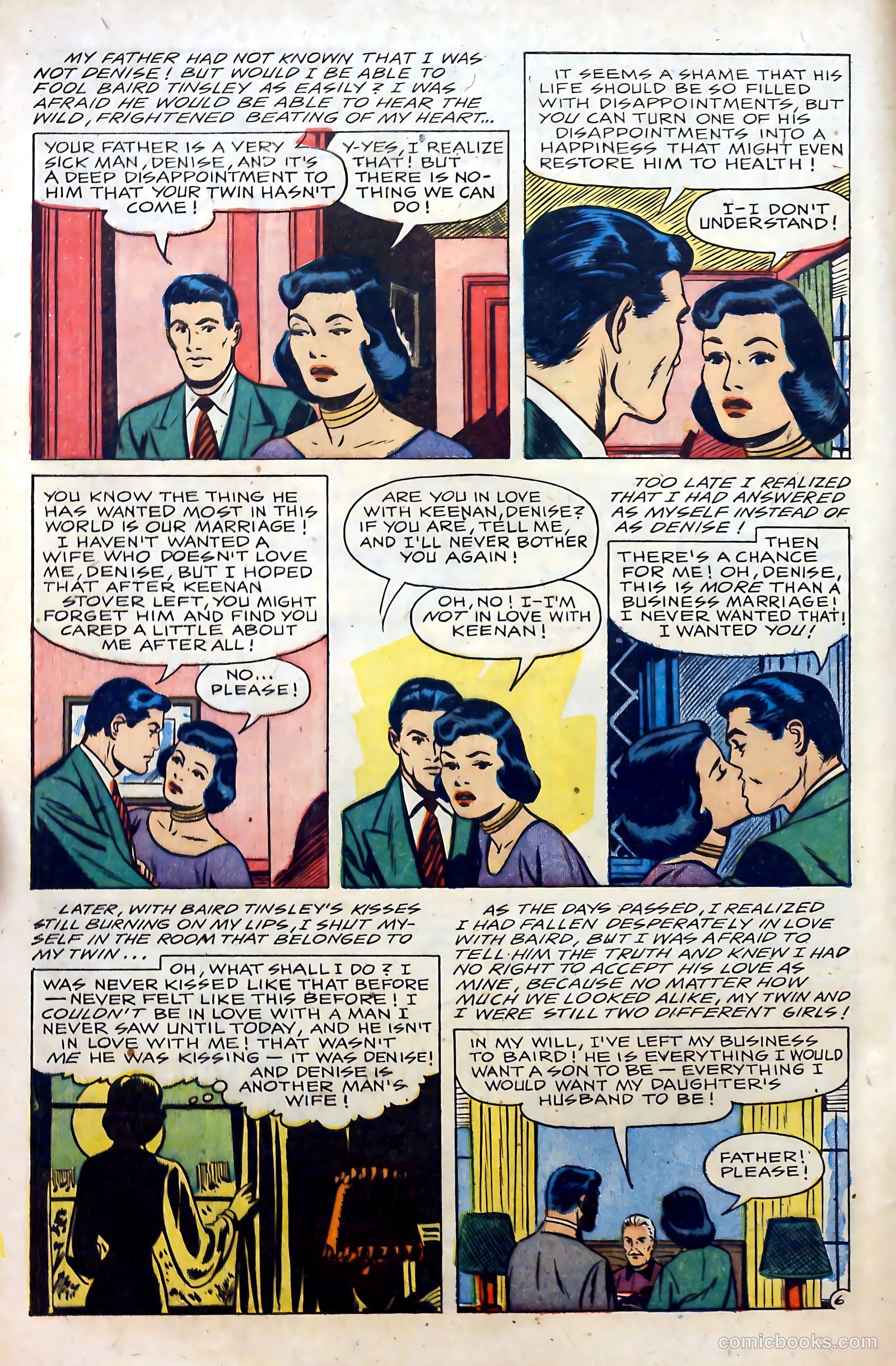 Glamorous Romances #61 (1952) — page 8 of 36