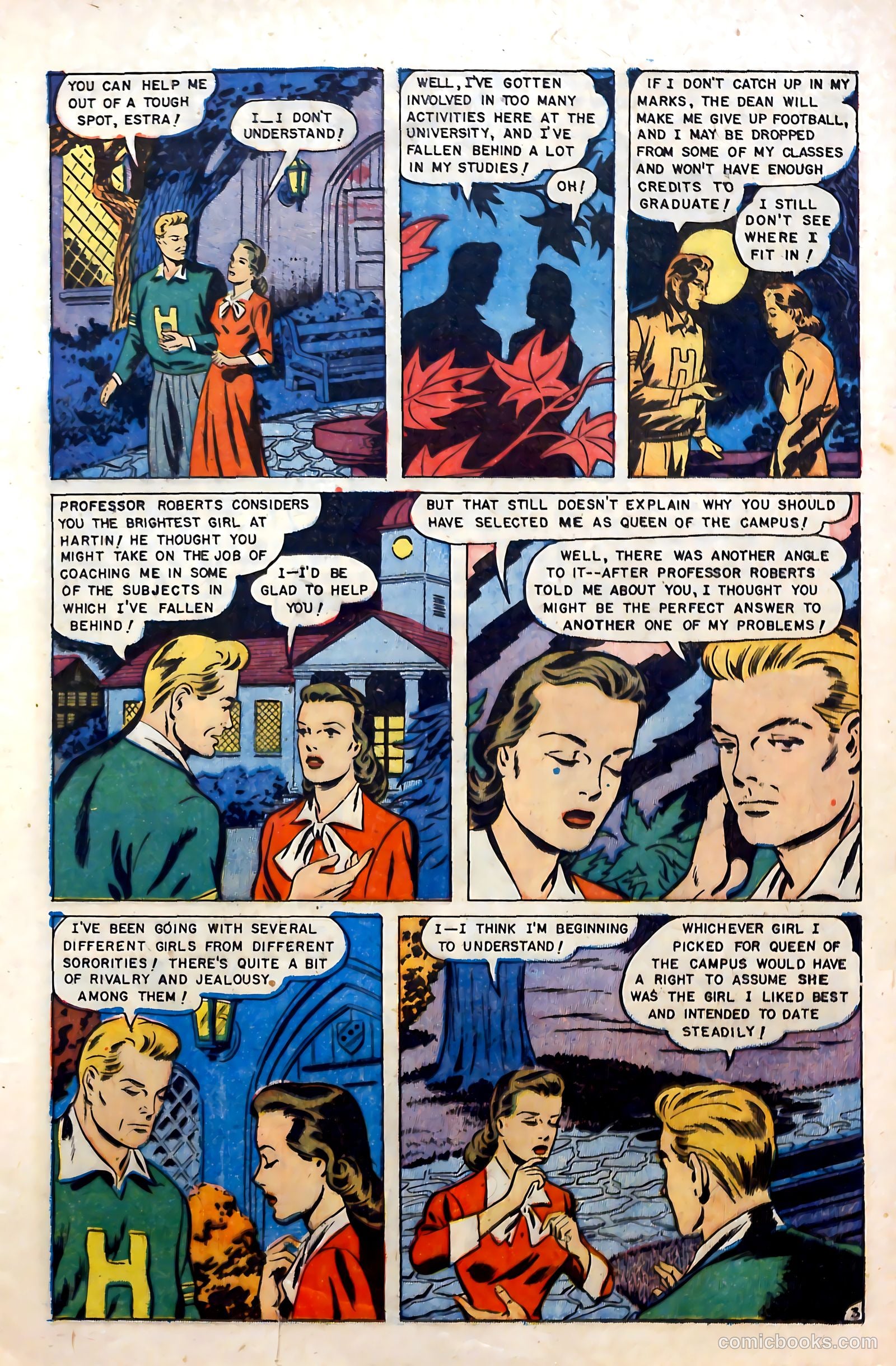 Glamorous Romances #61 (1952) — page 13 of 36