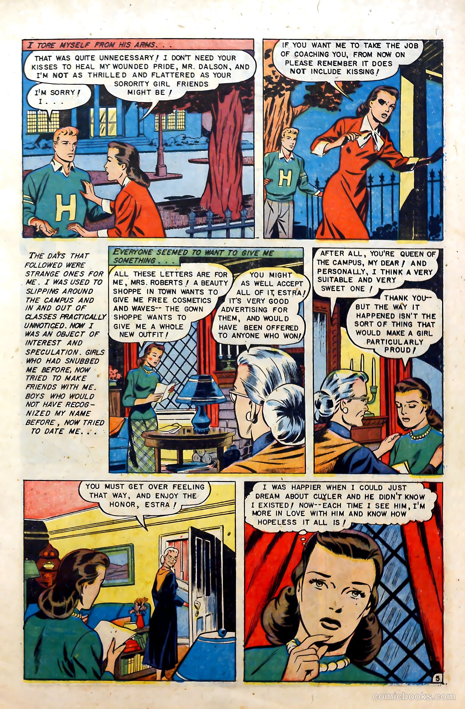 Glamorous Romances #61 (1952) — page 15 of 36