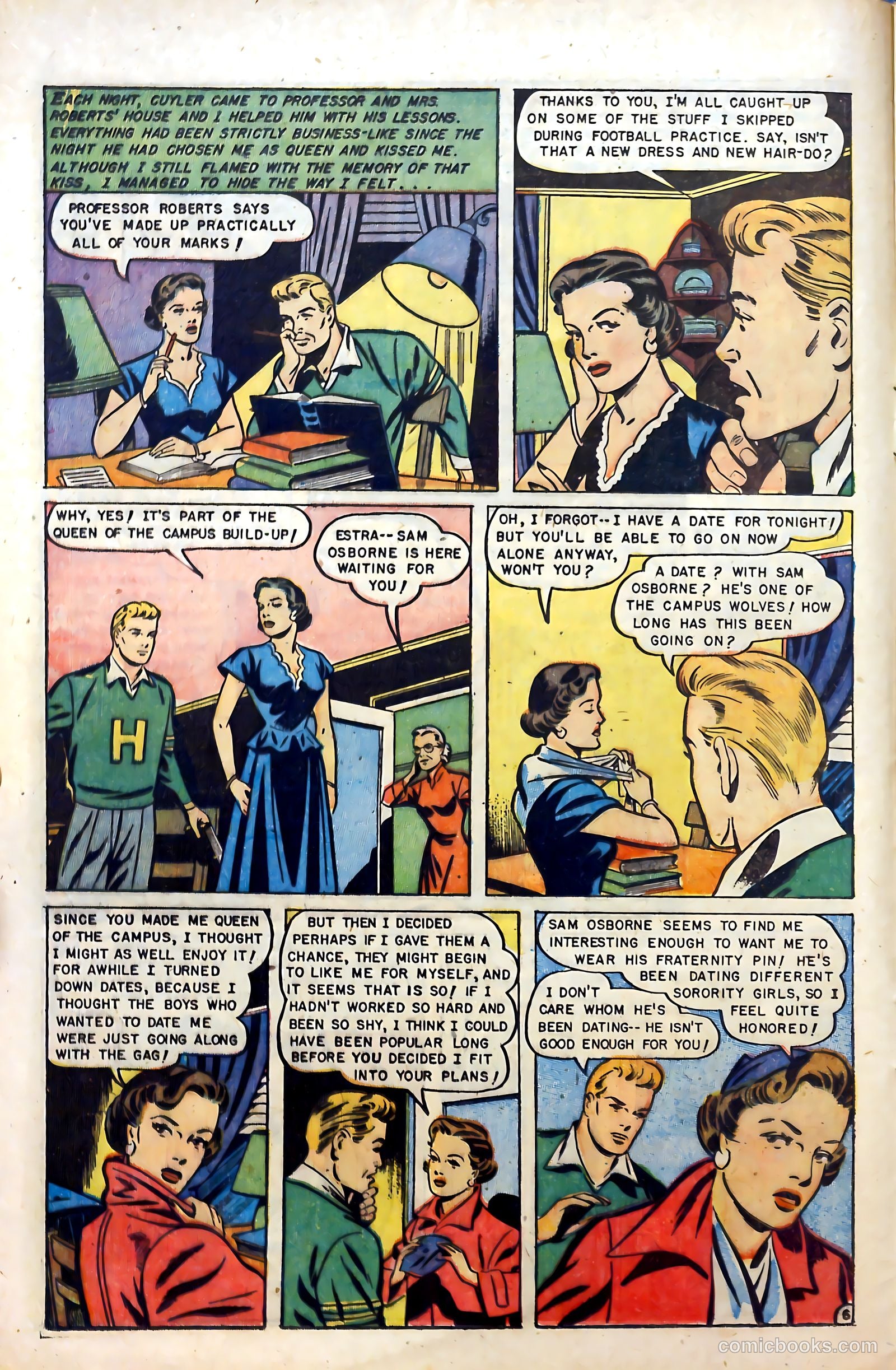 Glamorous Romances #61 (1952) — page 16 of 36