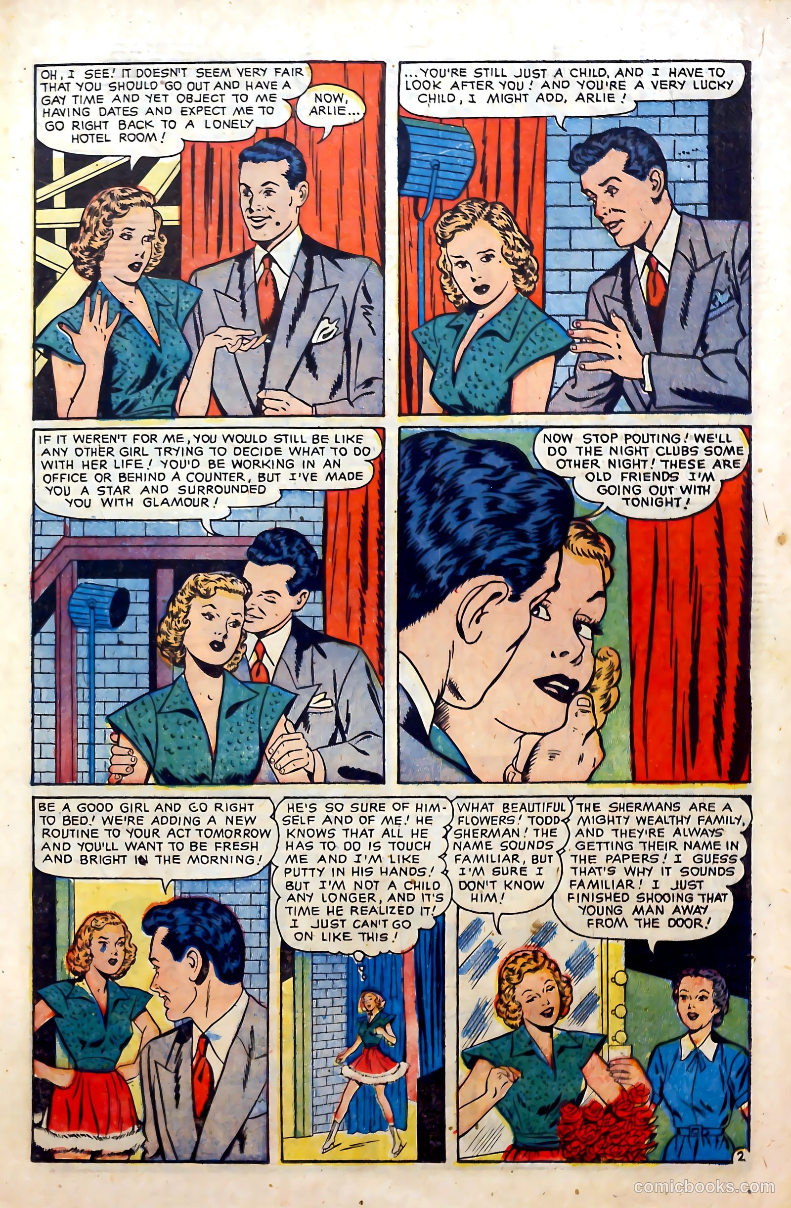 Glamorous Romances #61 (1952) — page 19 of 36