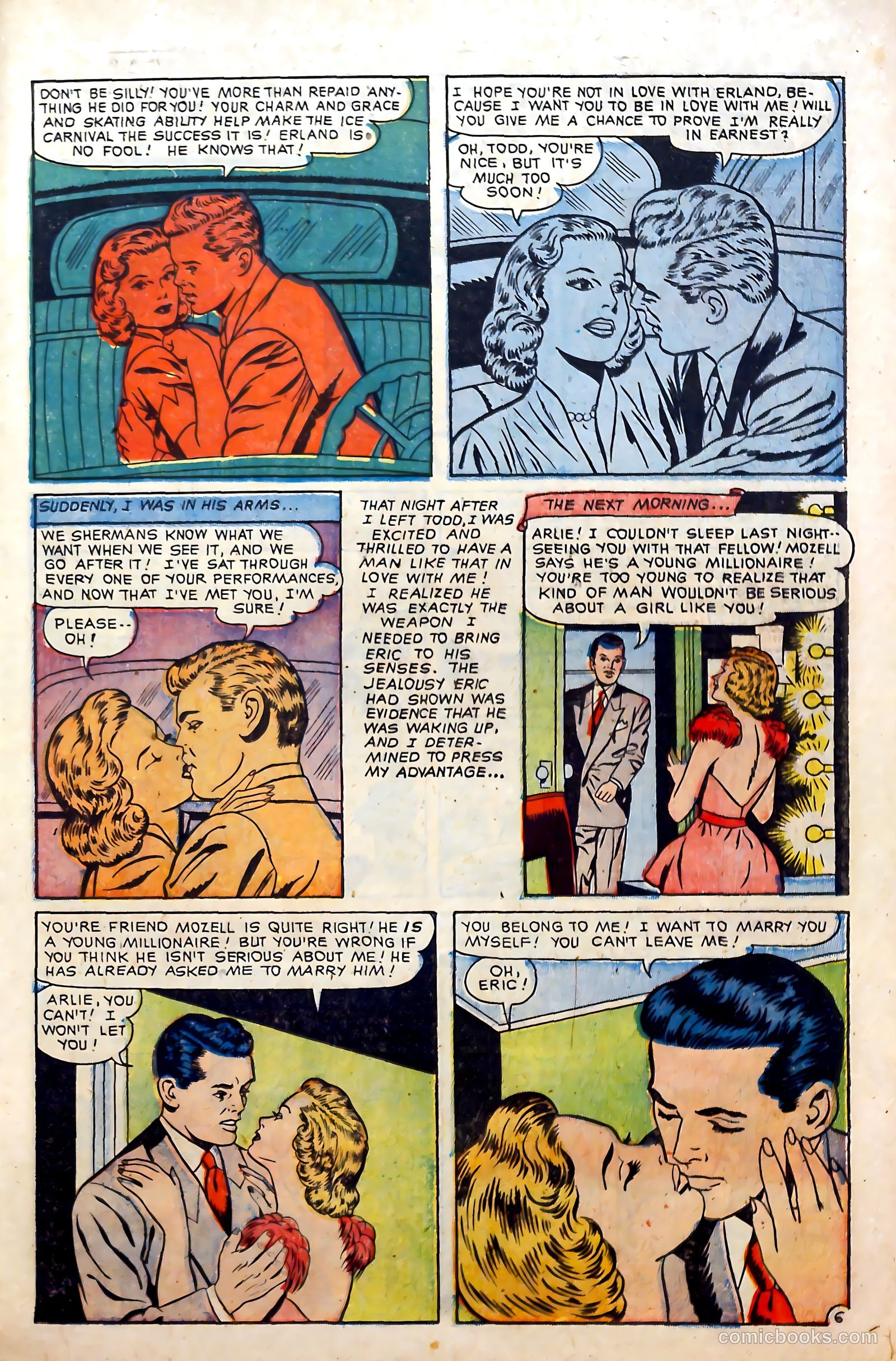 Glamorous Romances #61 (1952) — page 23 of 36