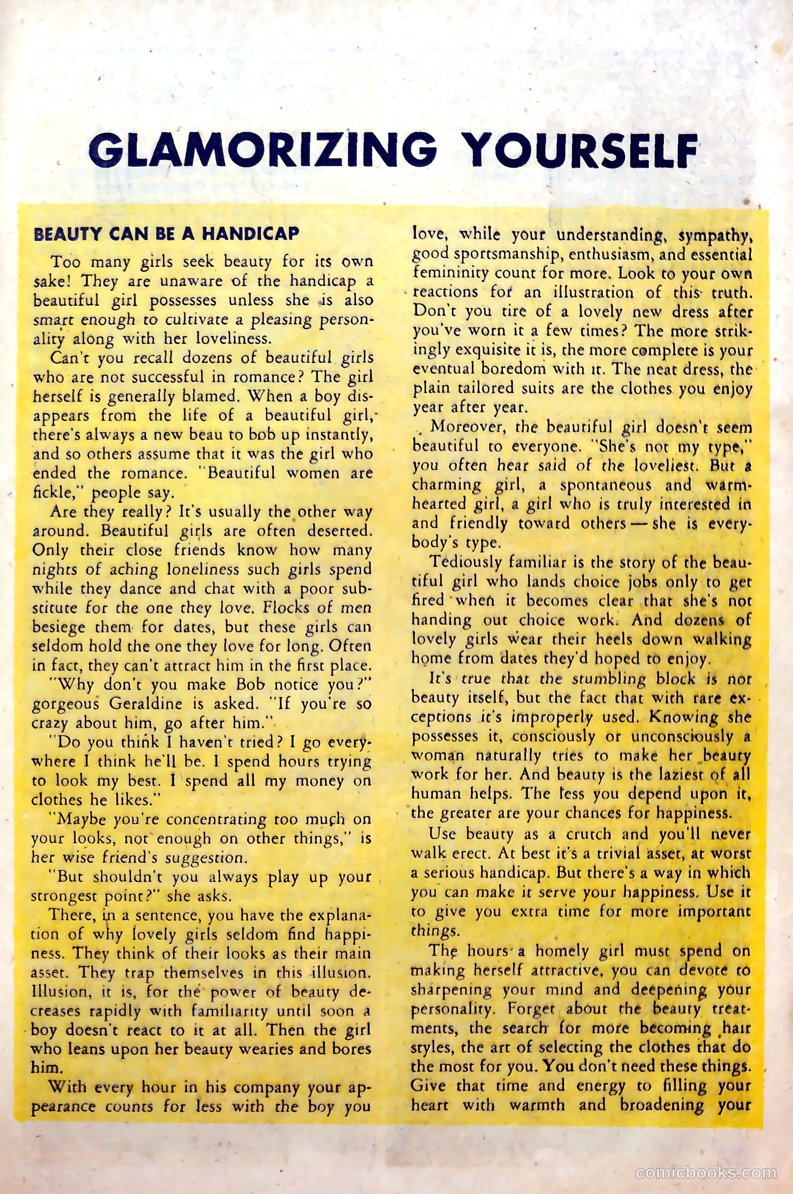Glamorous Romances #61 (1952) — page 25 of 36