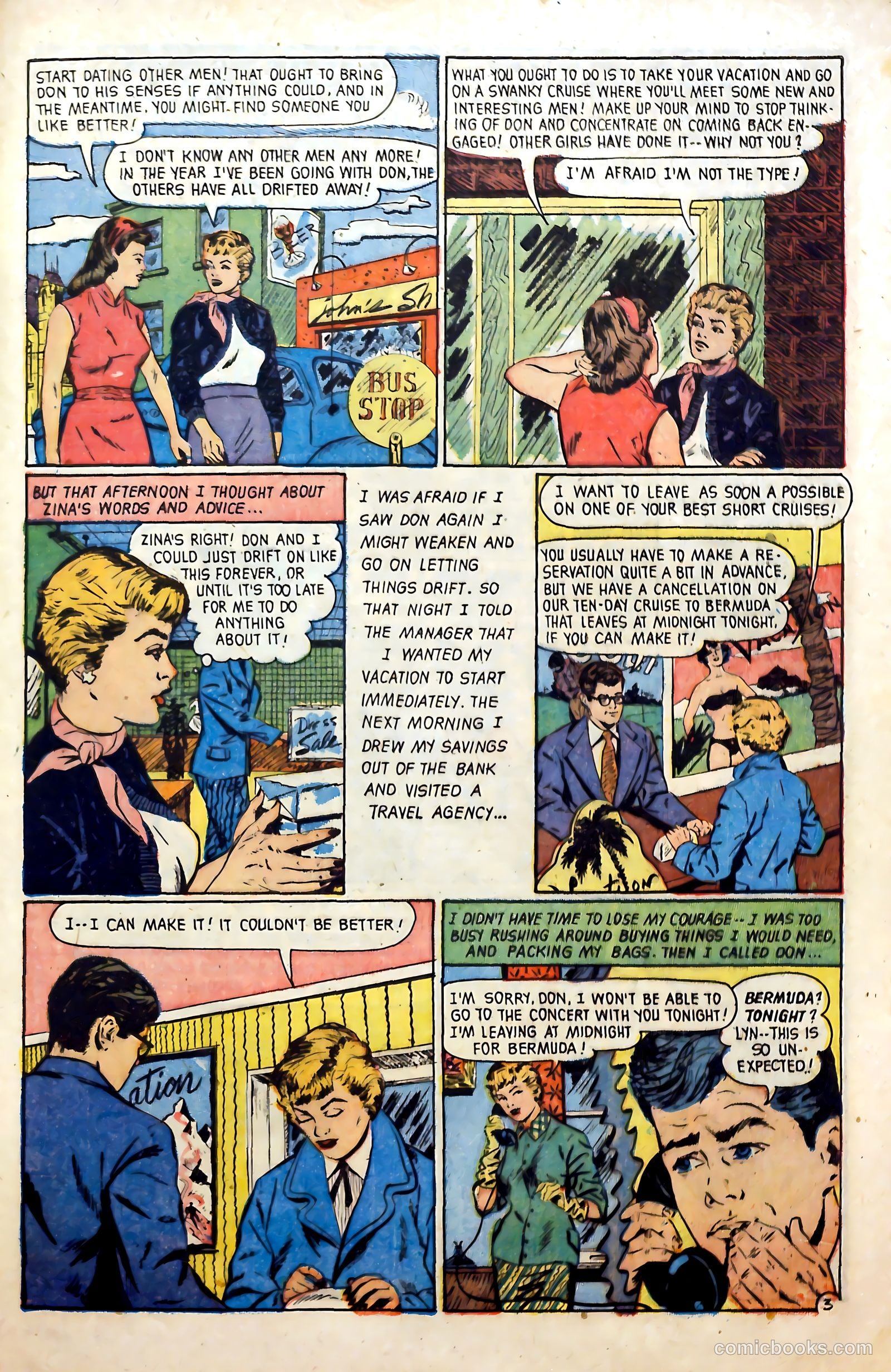 Glamorous Romances #61 (1952) — page 29 of 36
