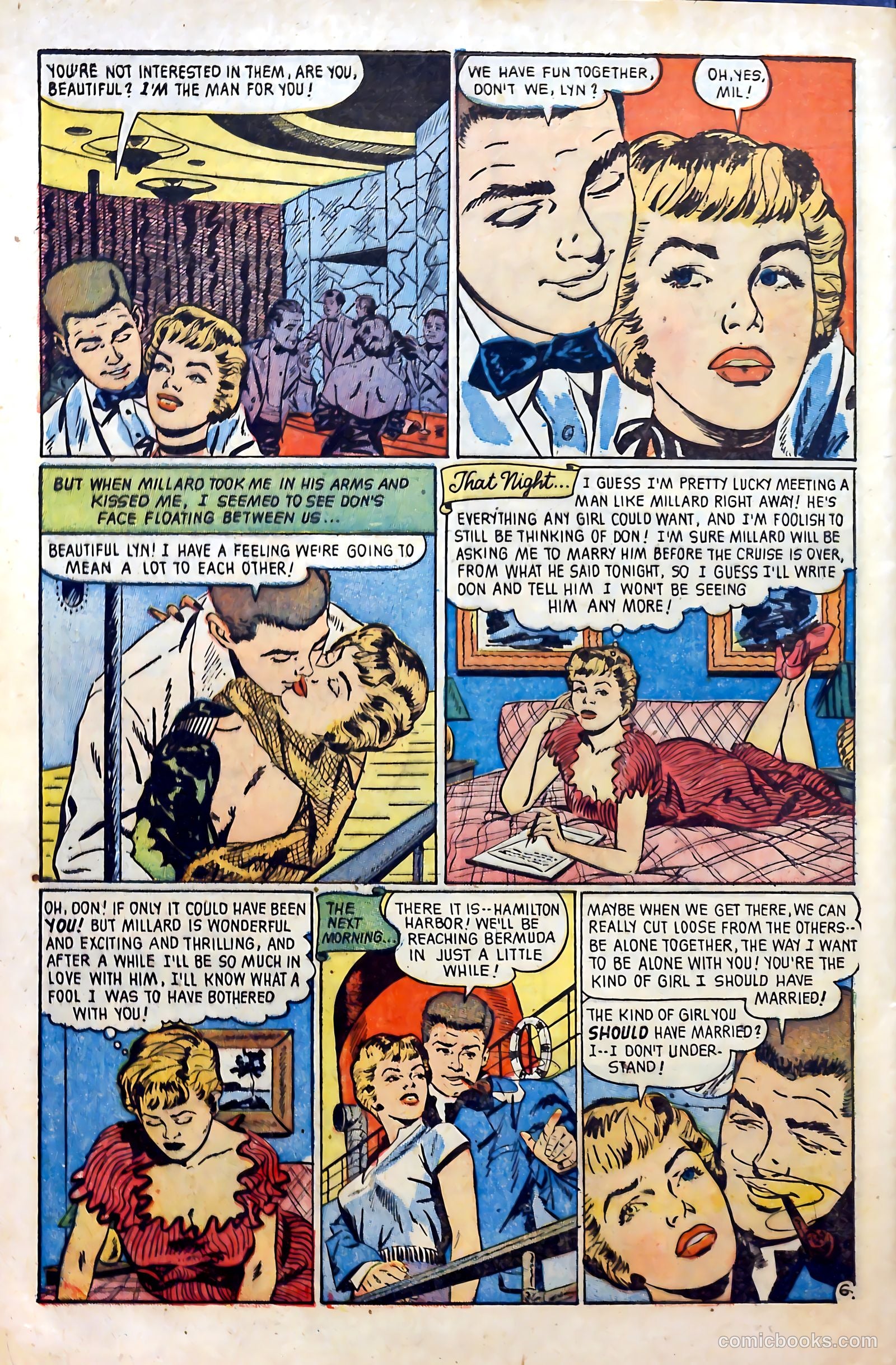 Glamorous Romances #61 (1952) — page 32 of 36