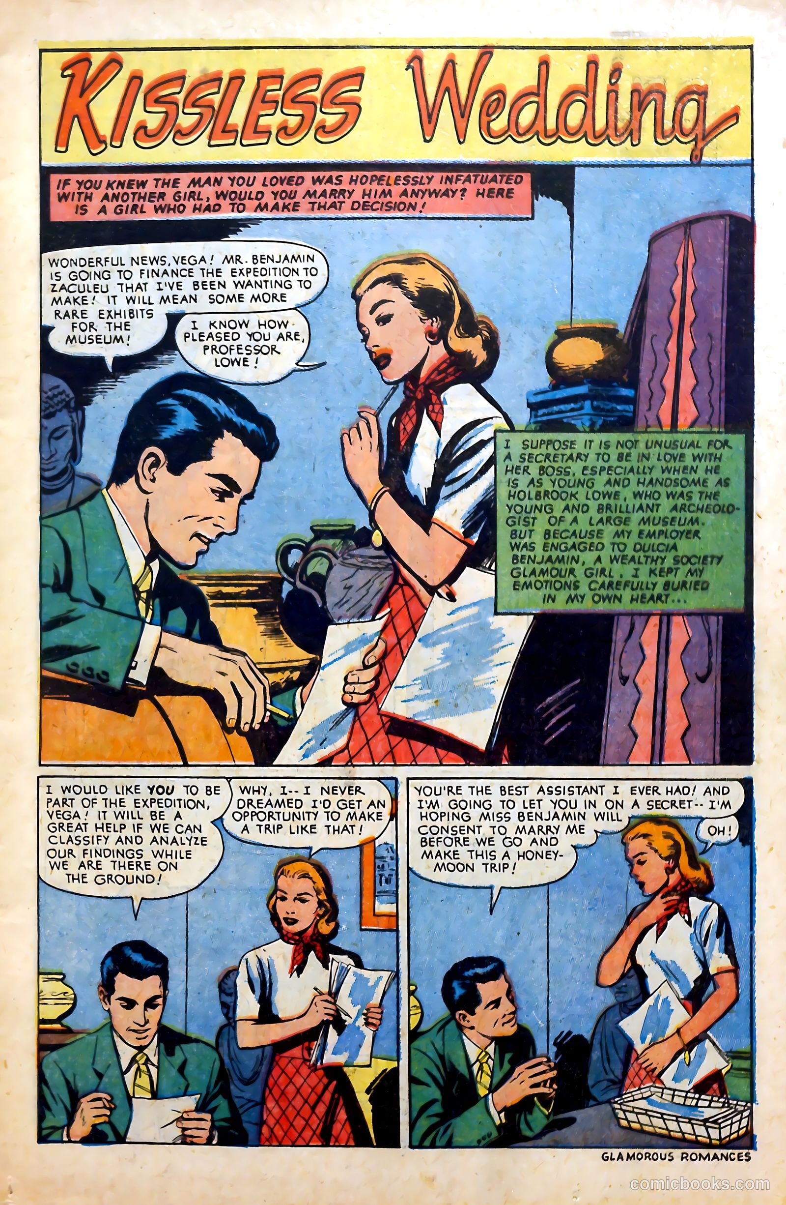 Glamorous Romances #62 (1952) — page 3 of 36