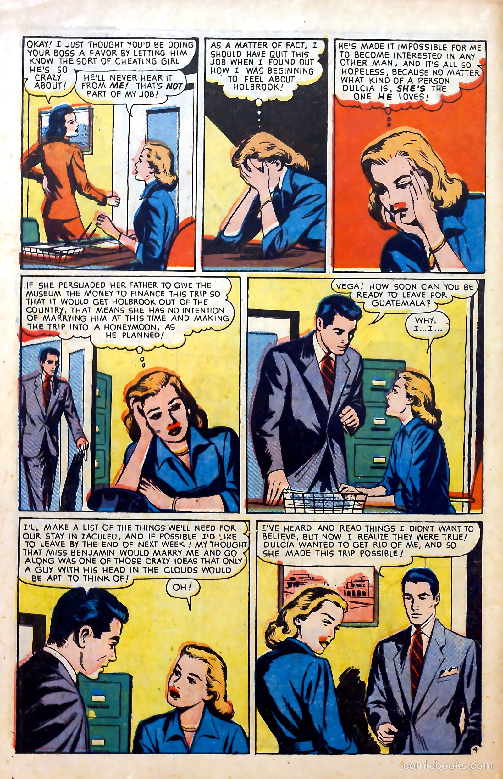 Glamorous Romances #62 (1952) — page 6 of 36