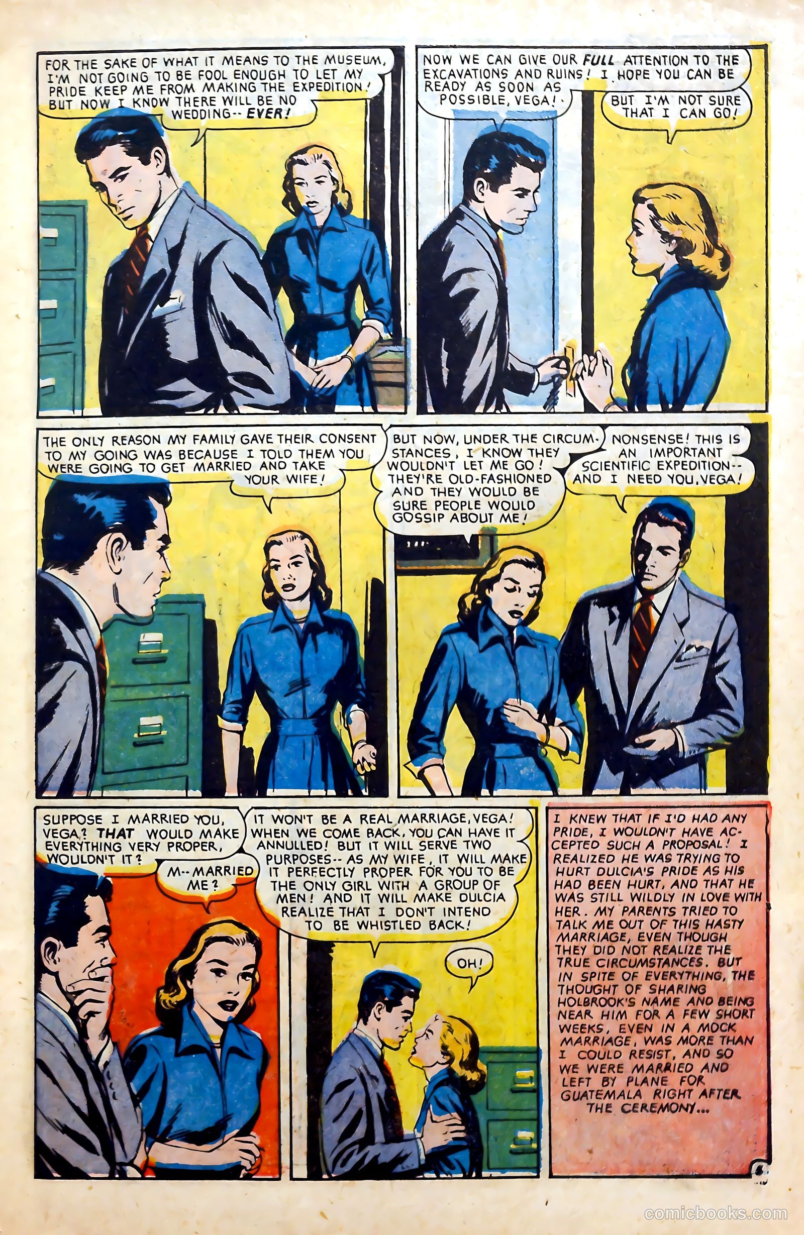 Glamorous Romances #62 (1952) — page 7 of 36