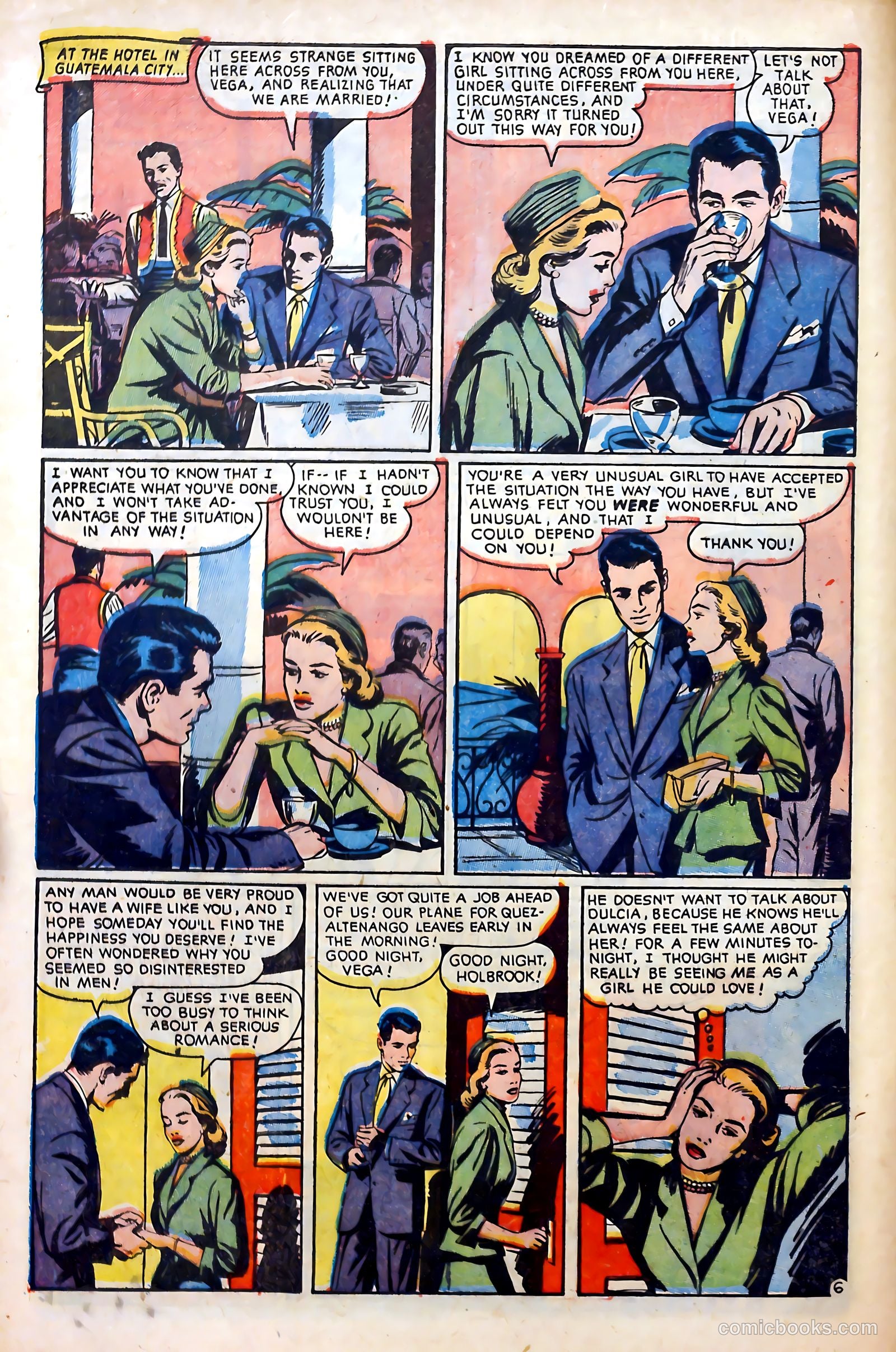 Glamorous Romances #62 (1952) — page 8 of 36