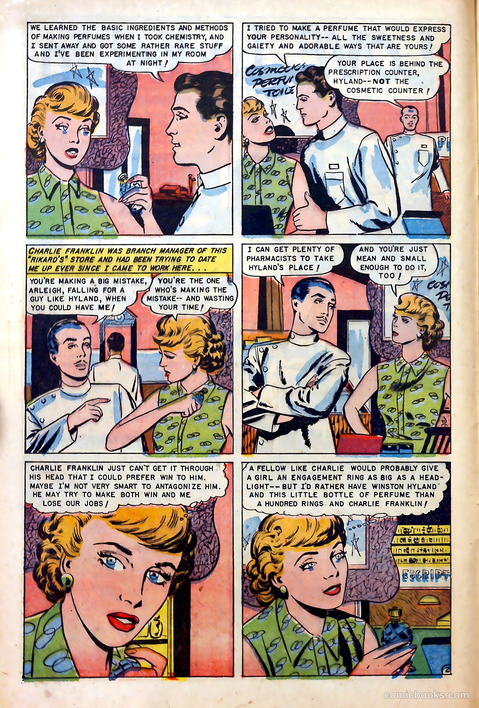 Glamorous Romances #62 (1952) — page 12 of 36