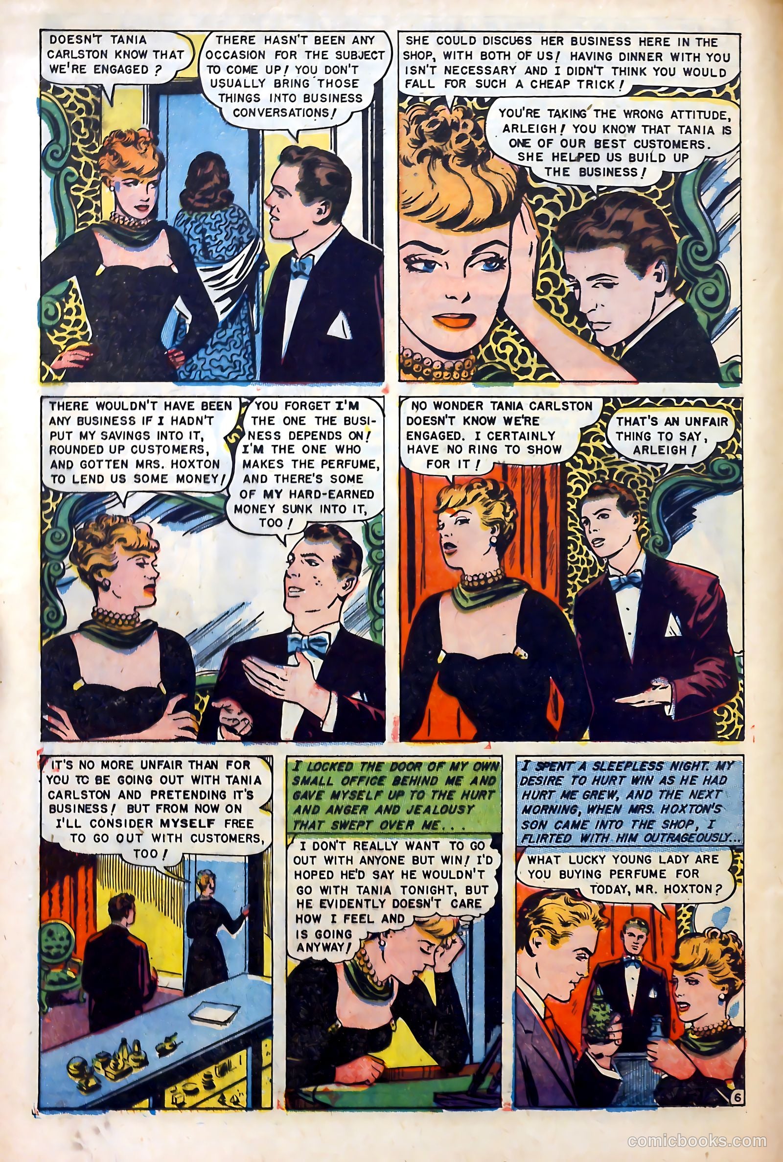 Glamorous Romances #62 (1952) — page 16 of 36