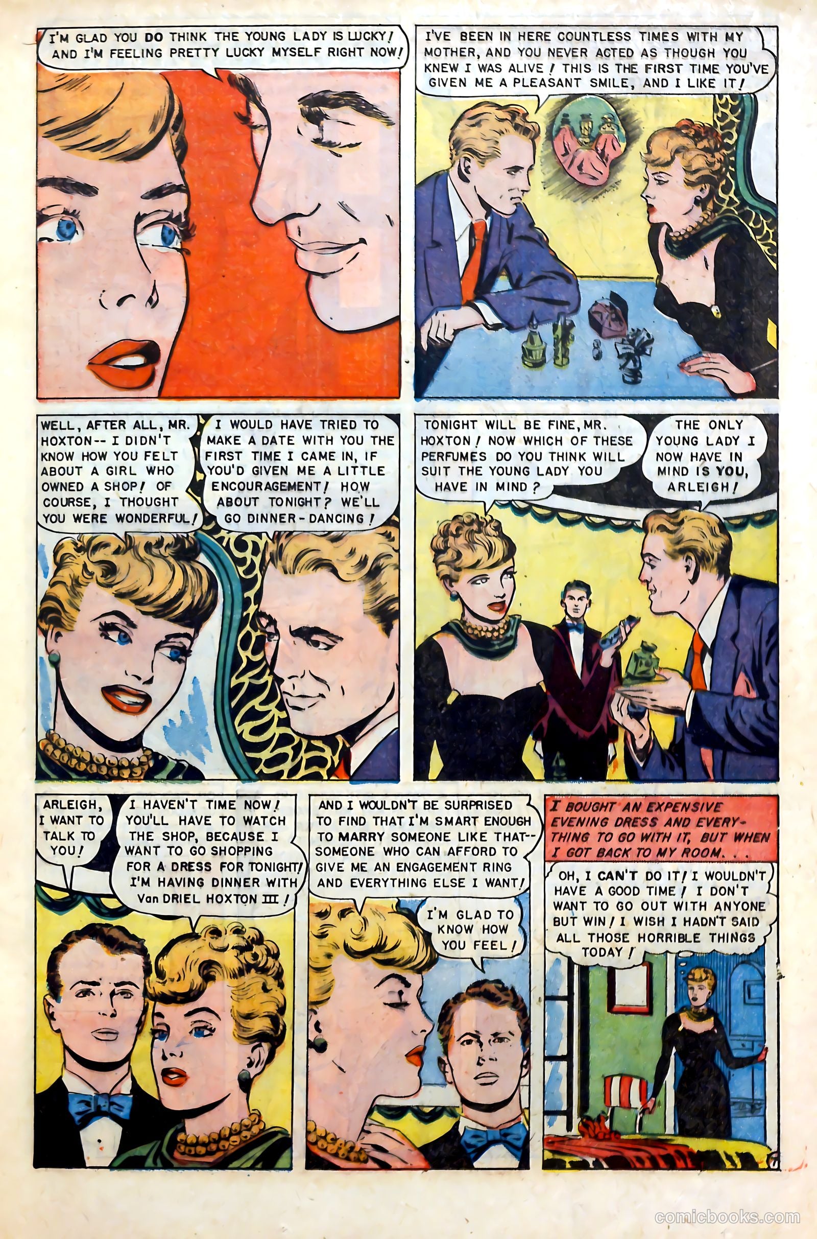 Glamorous Romances #62 (1952) — page 17 of 36