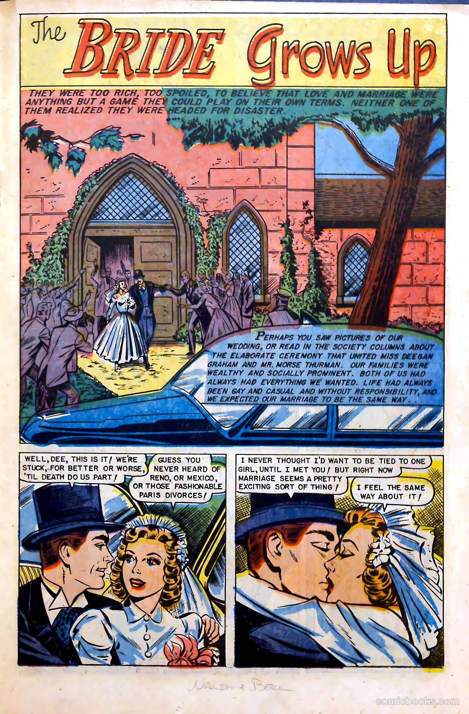 Glamorous Romances #62 (1952) — page 19 of 36