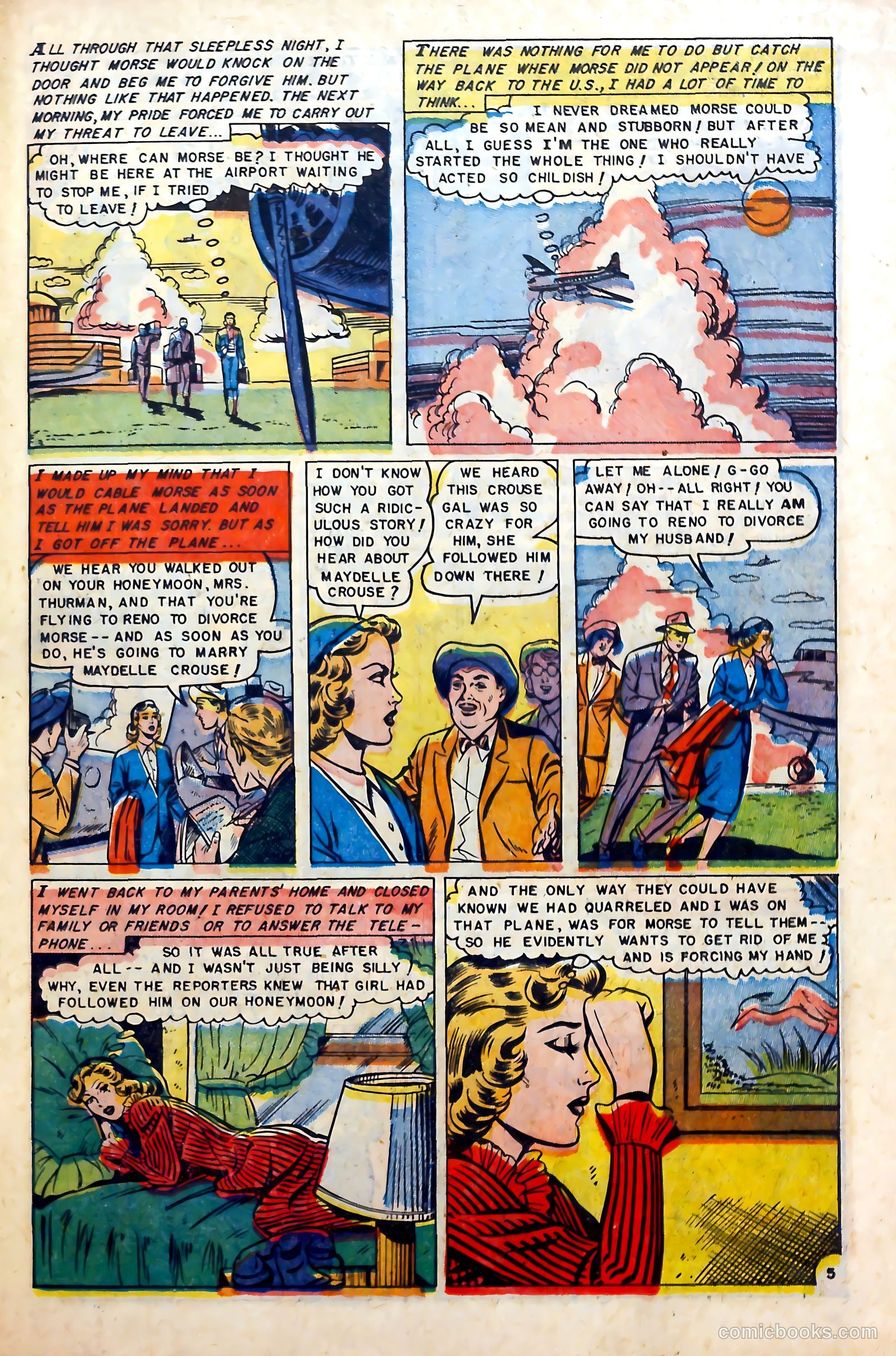 Glamorous Romances #62 (1952) — page 23 of 36