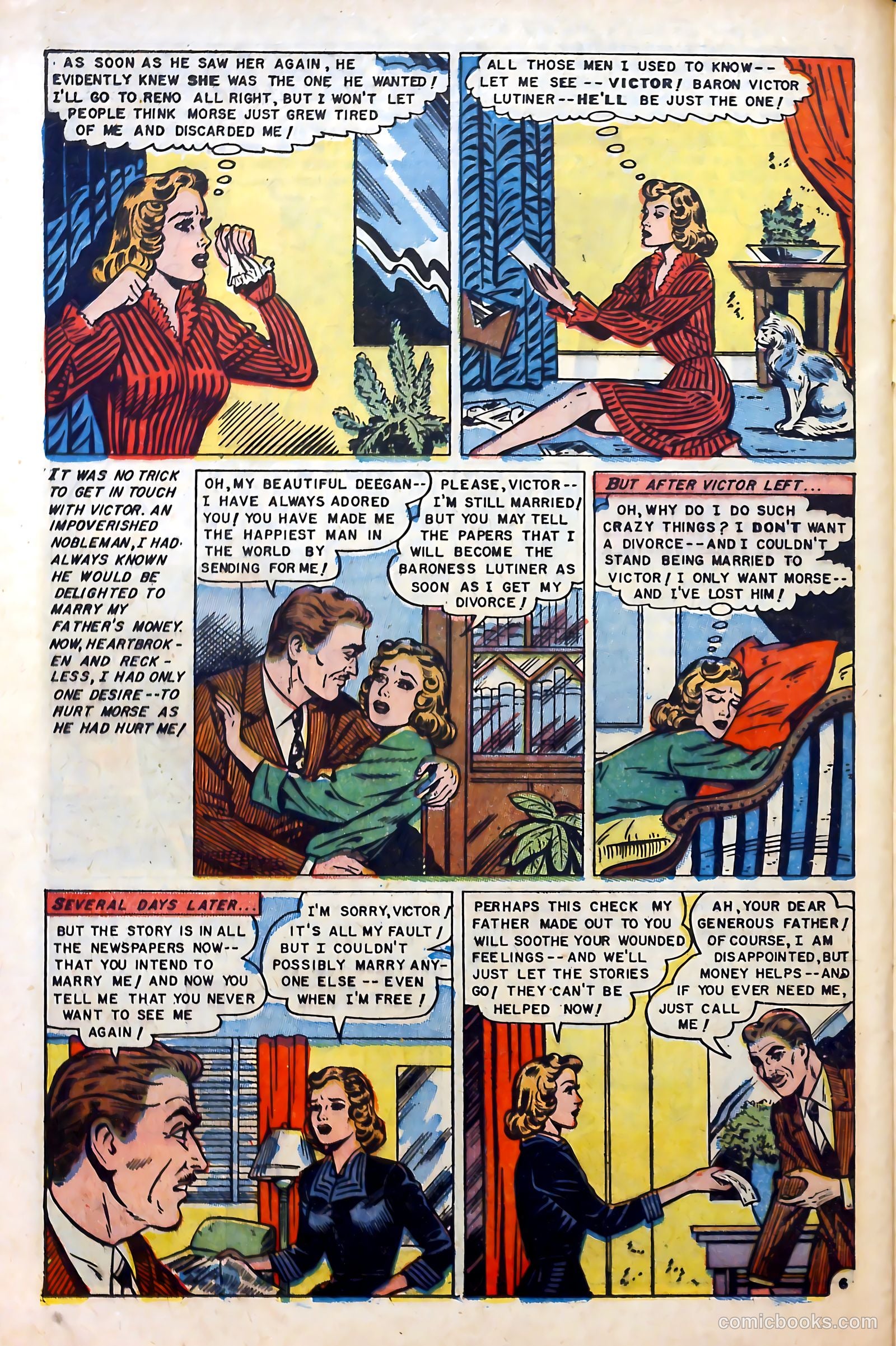 Glamorous Romances #62 (1952) — page 24 of 36