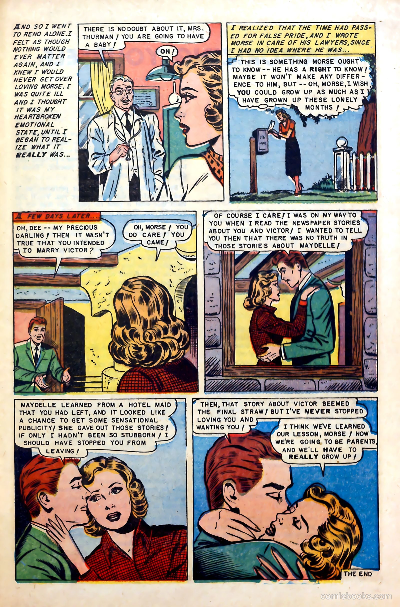 Glamorous Romances #62 (1952) — page 25 of 36