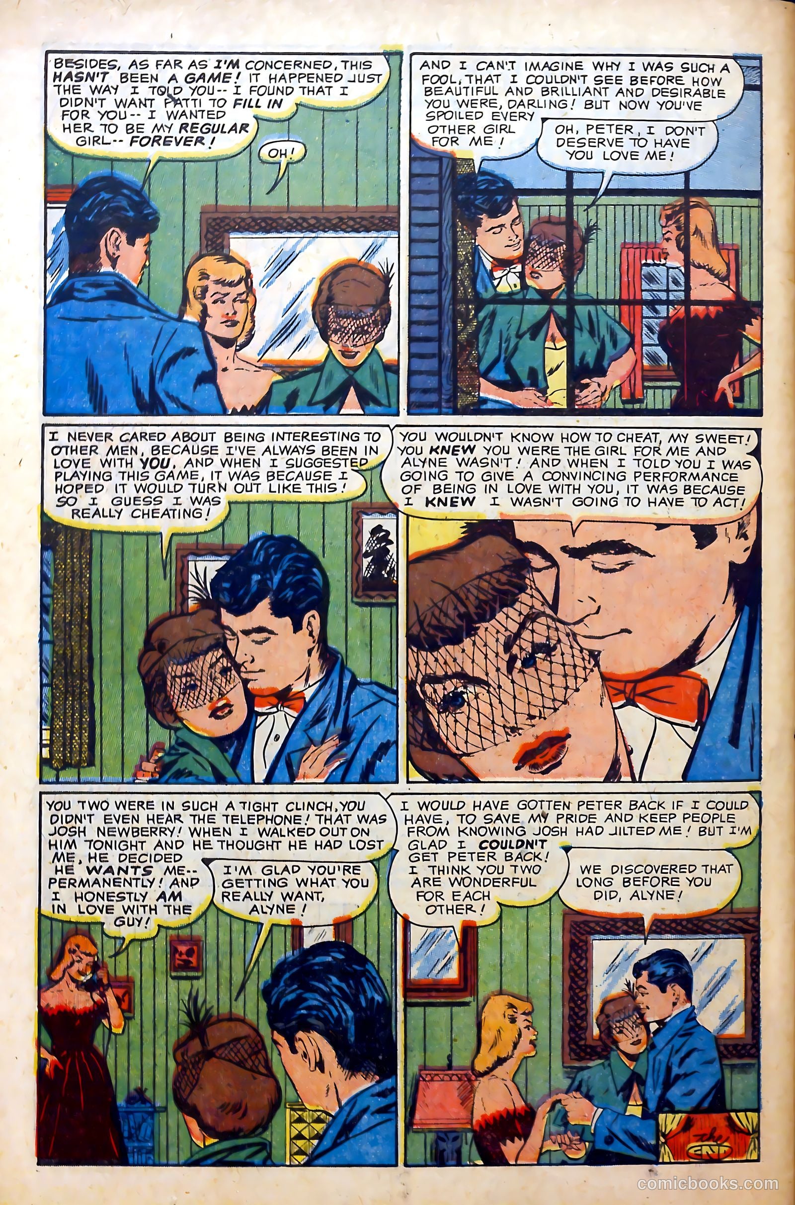 Glamorous Romances #62 (1952) — page 34 of 36