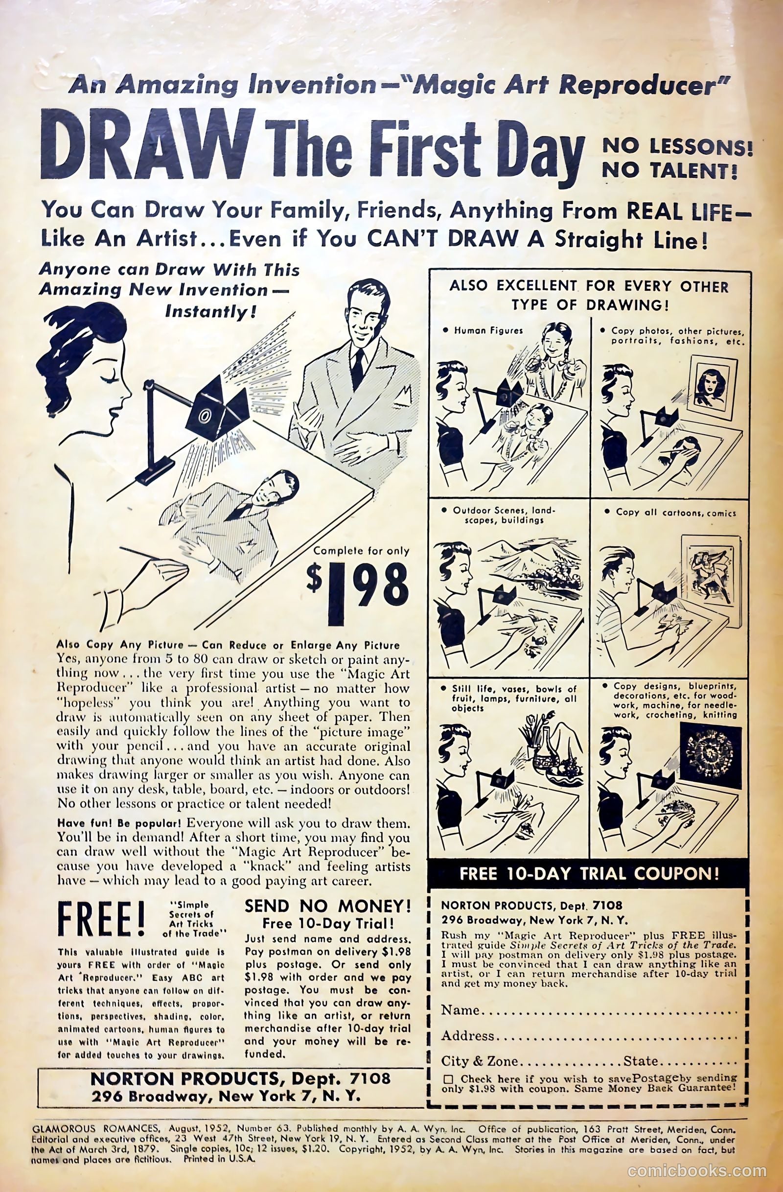 Glamorous Romances #63 (1952) — page 2 of 36