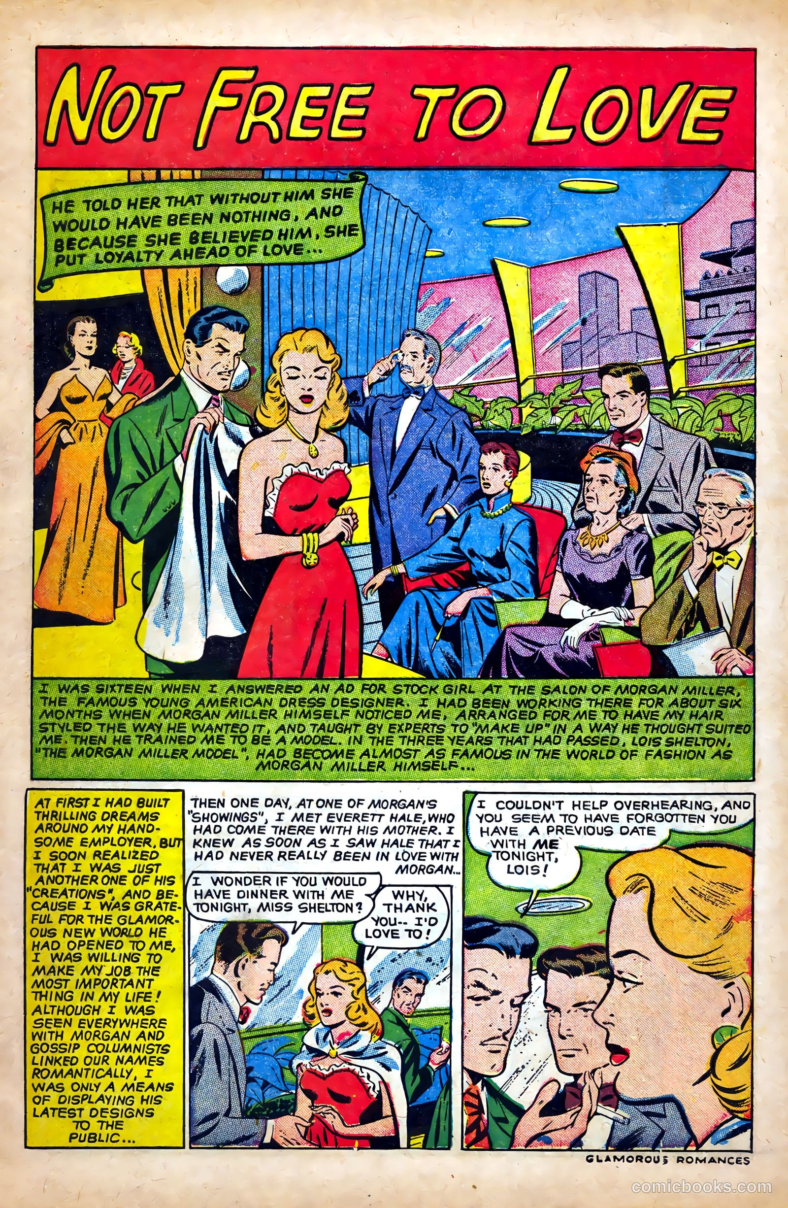 Glamorous Romances #63 (1952) — page 3 of 36