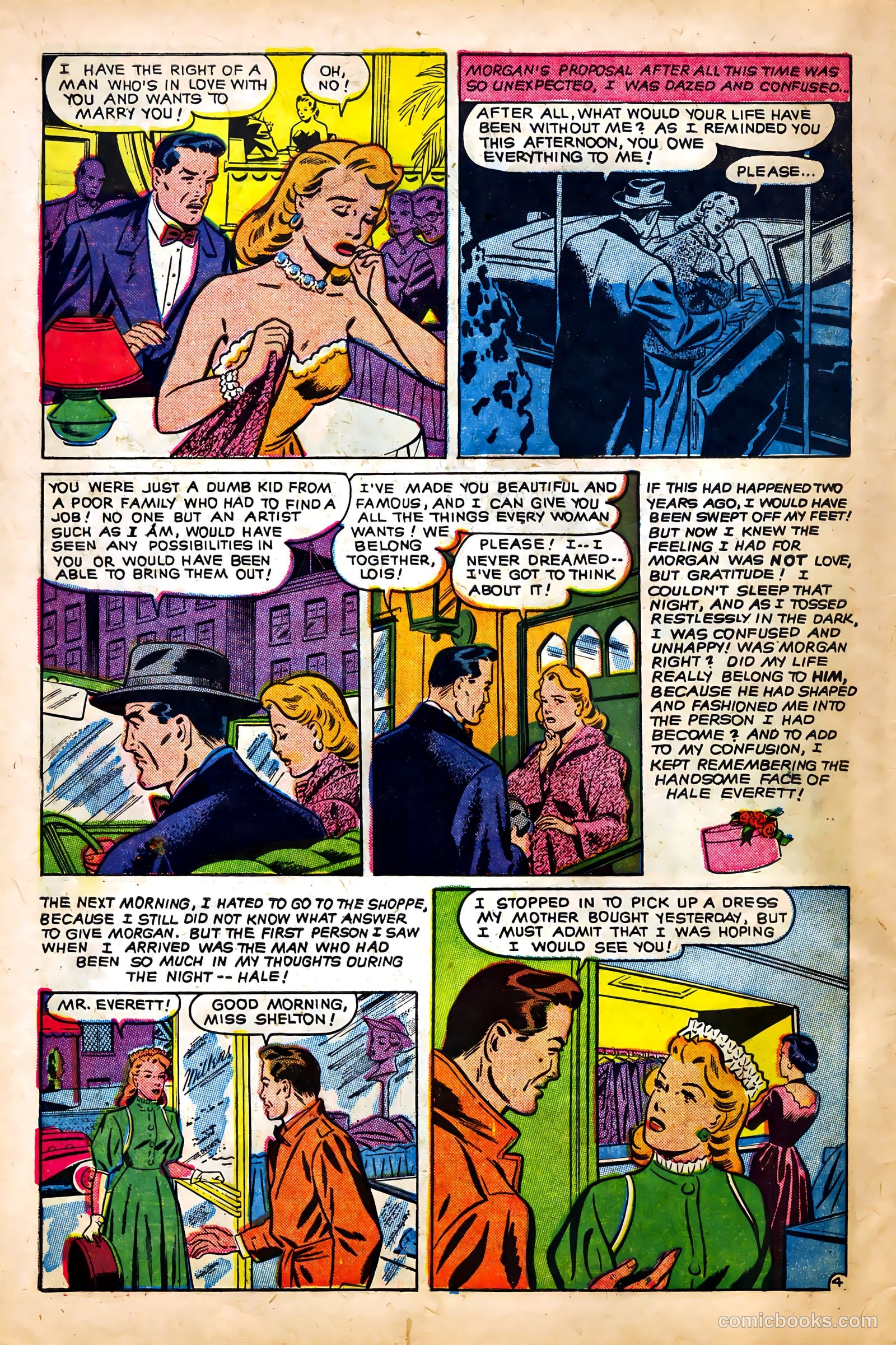 Glamorous Romances #63 (1952) — page 6 of 36