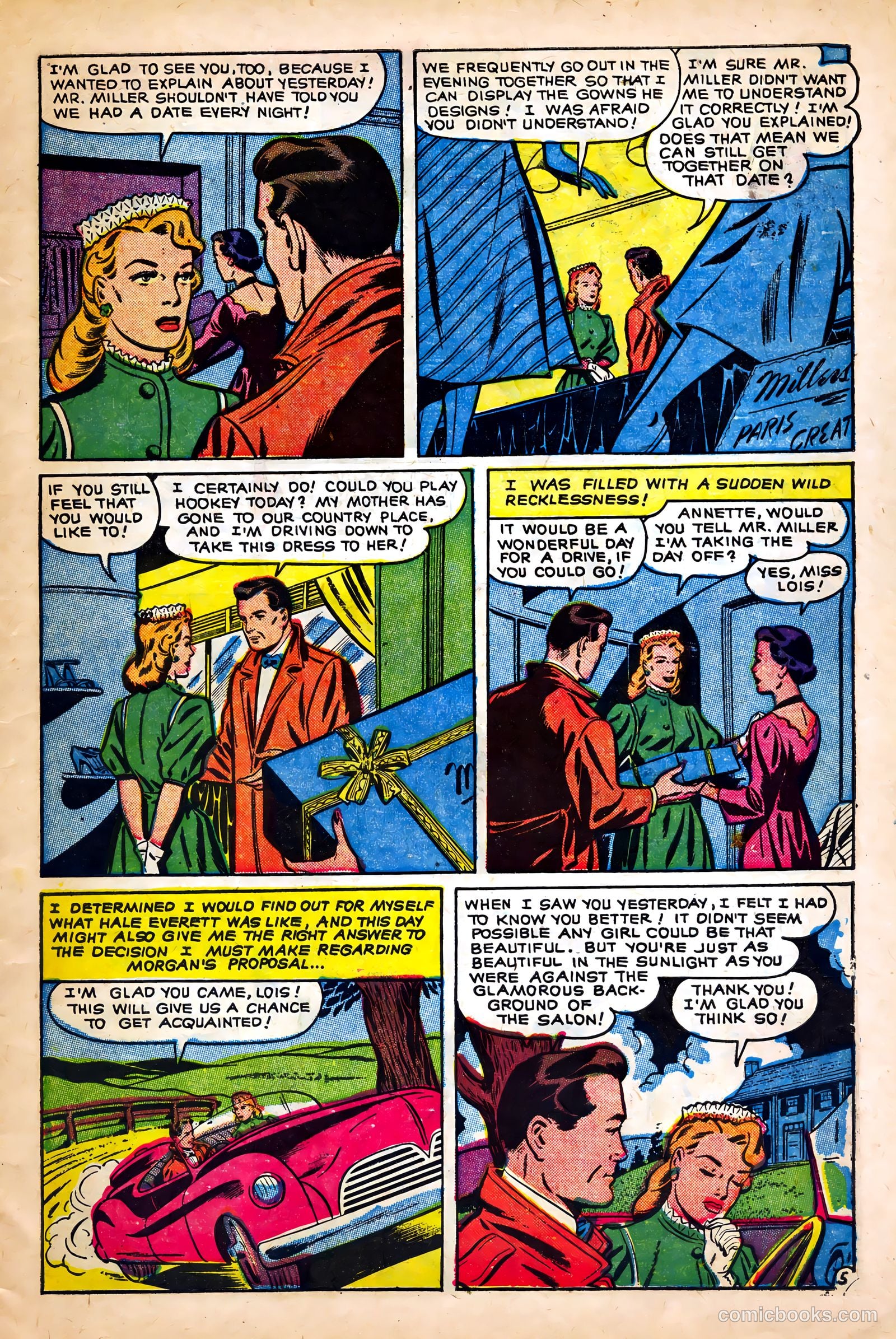 Glamorous Romances #63 (1952) — page 7 of 36