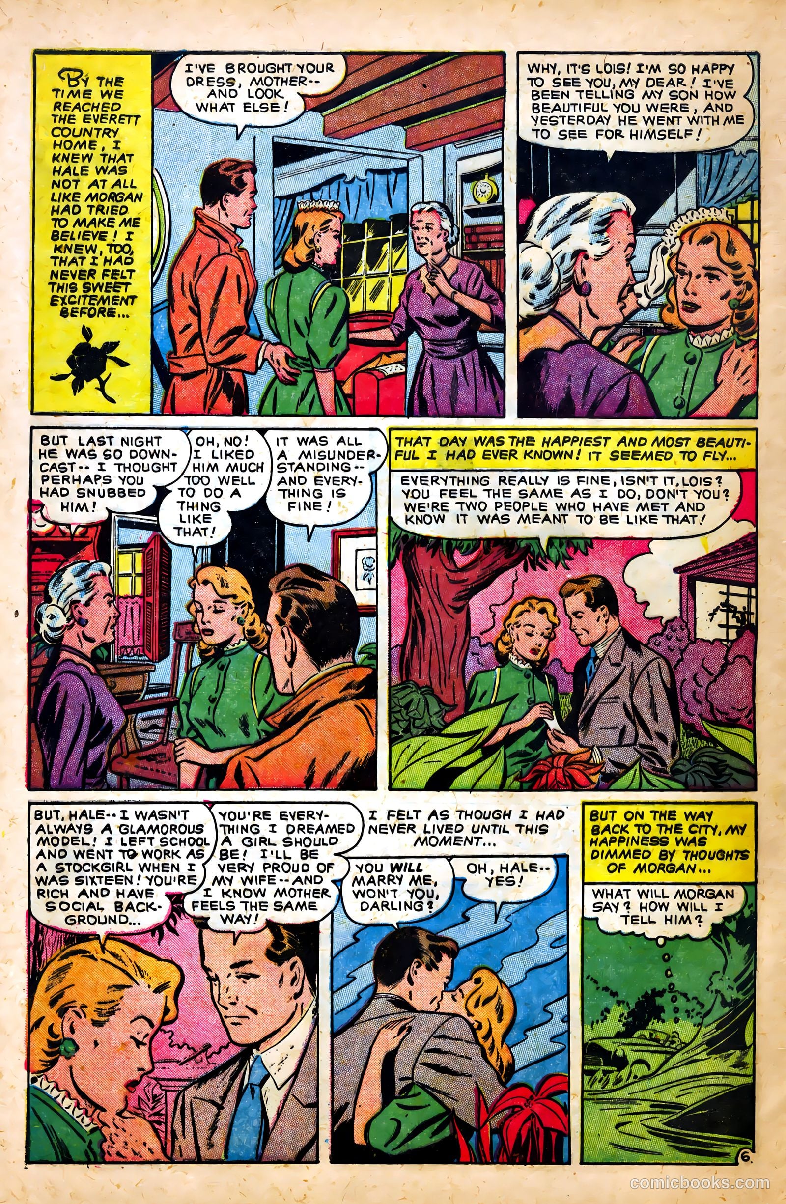 Glamorous Romances #63 (1952) — page 8 of 36