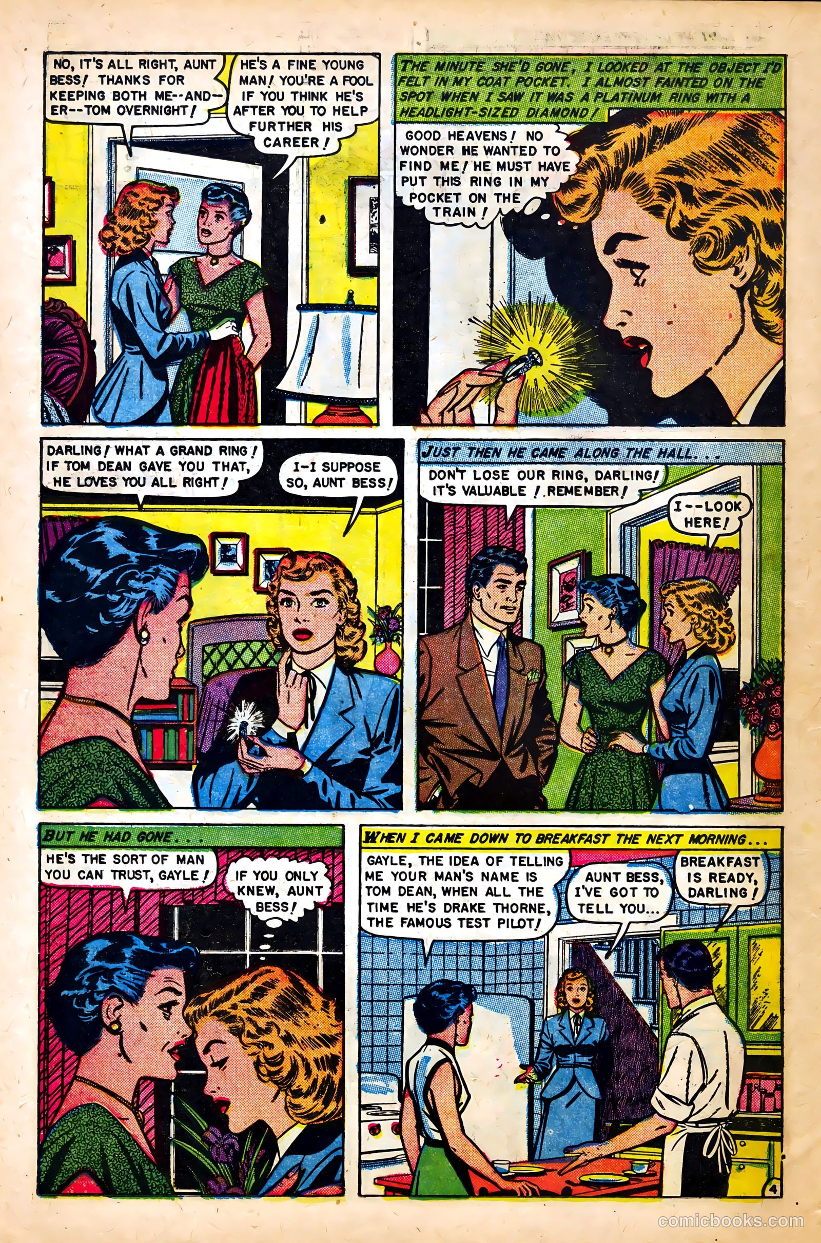 Glamorous Romances #63 (1952) — page 14 of 36